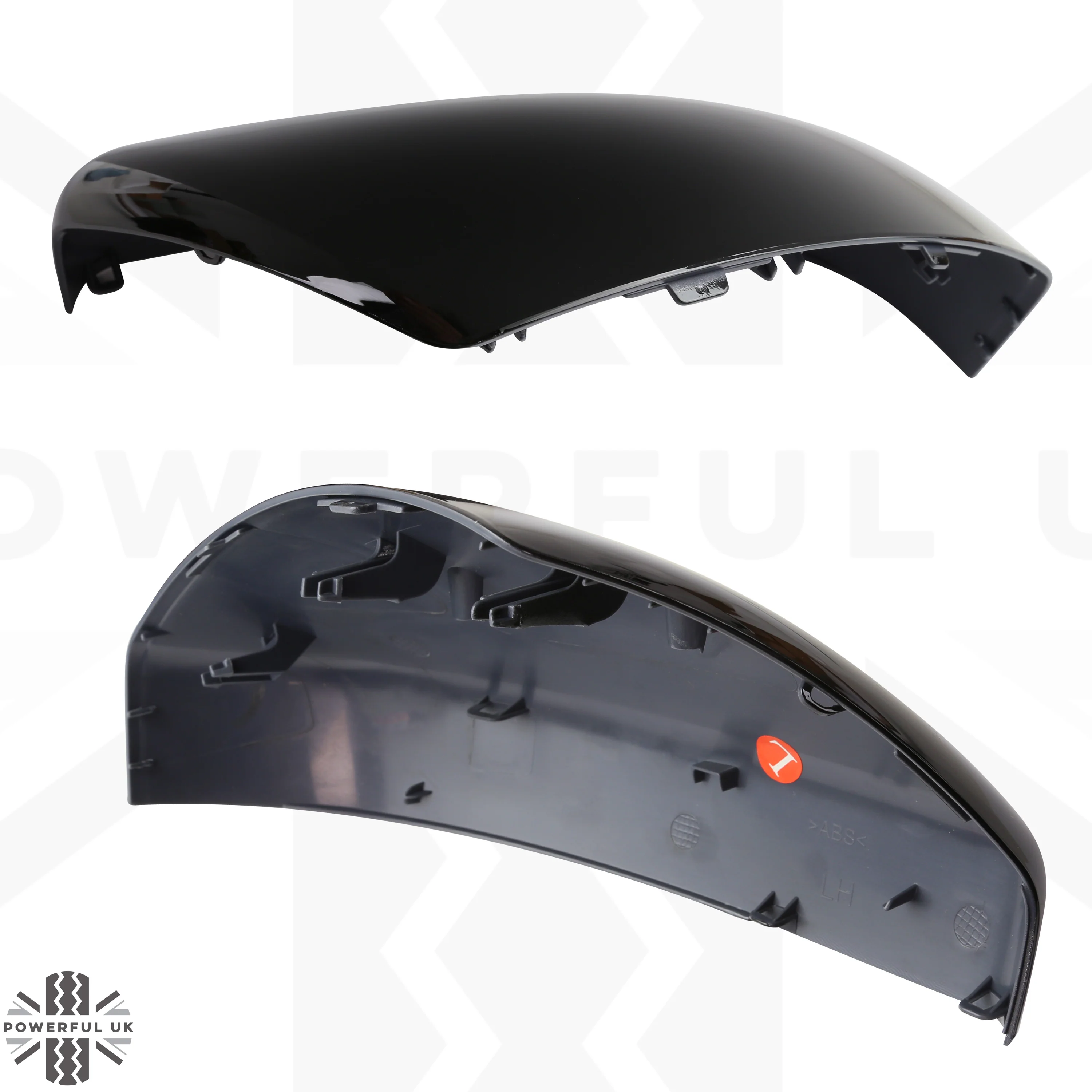 Replacement Mirror Caps for Range Rover Evoque 2014+ - Gloss Black - Image 3