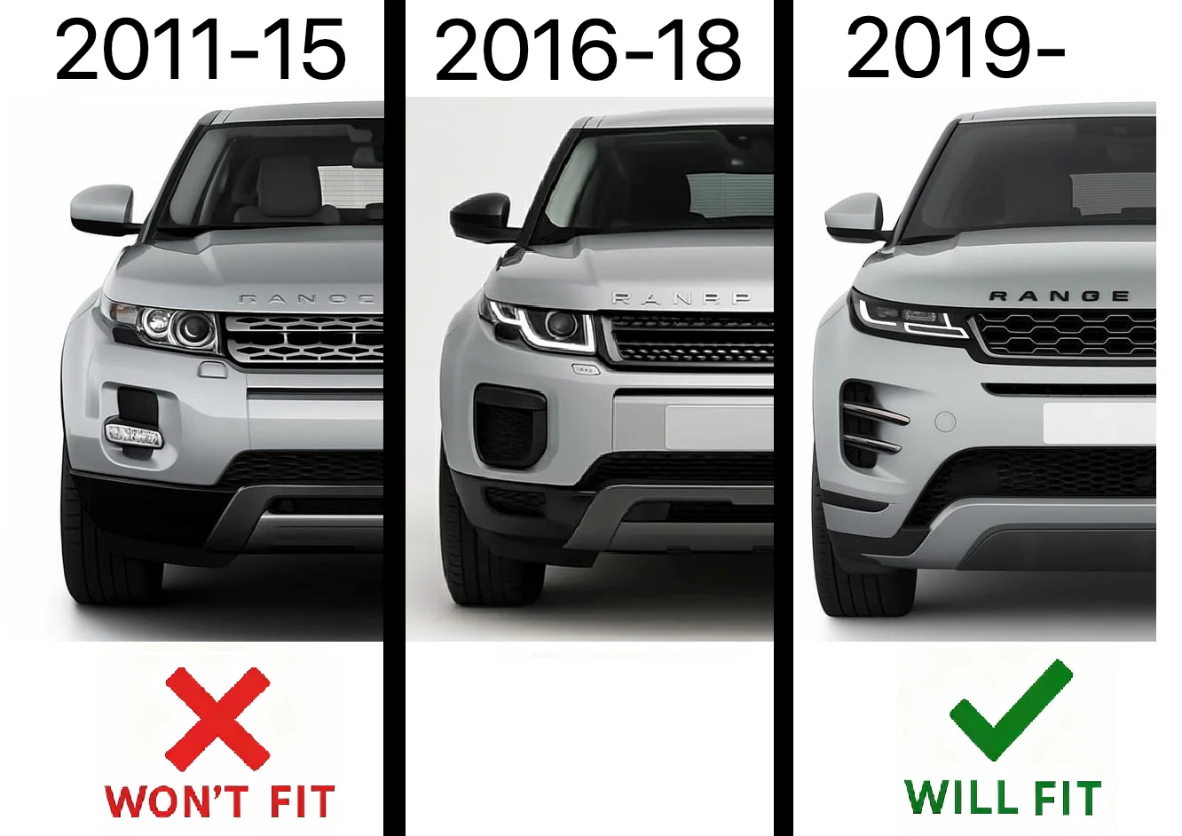 Replacement Mirror Caps for Range Rover Evoque 2014+ - Gloss Black - Image 9