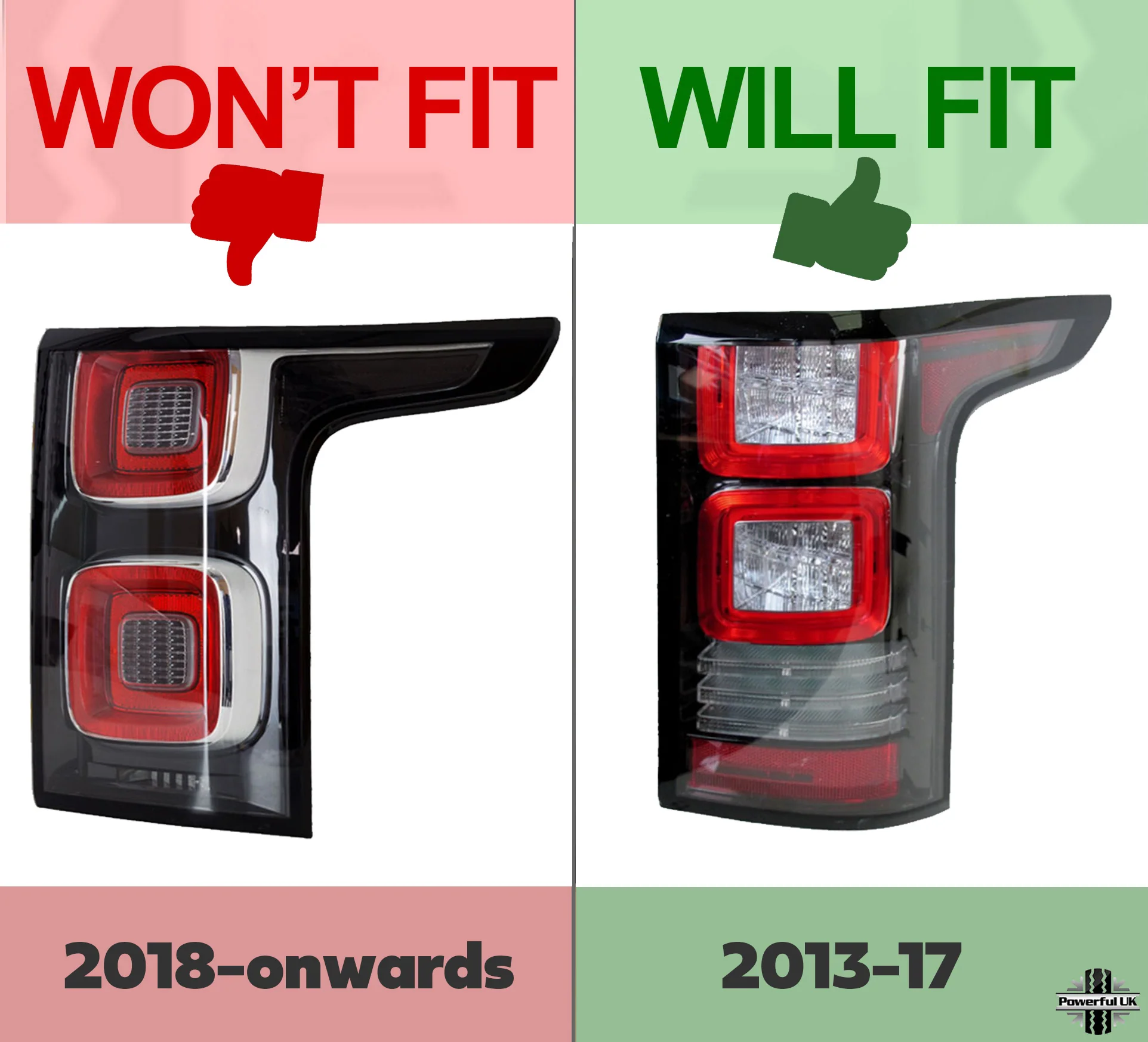 Replacement Rear Light Lens for Range Rover L405 (2013-17) - RIGHT - Image 6