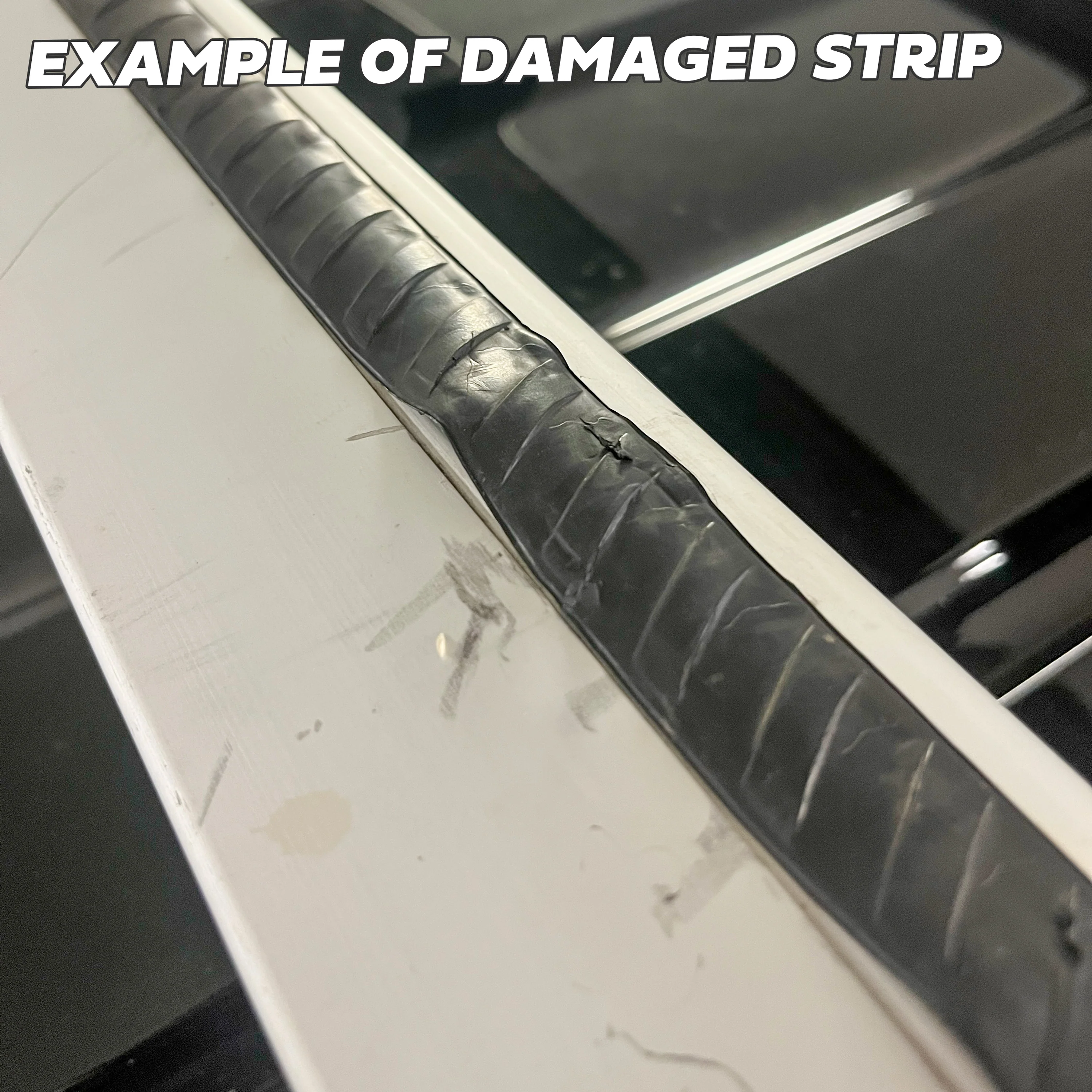 Replacement Rubber Strip for Cross Bar/Roof Rack for the Land Rover Defender L663 - Image 3