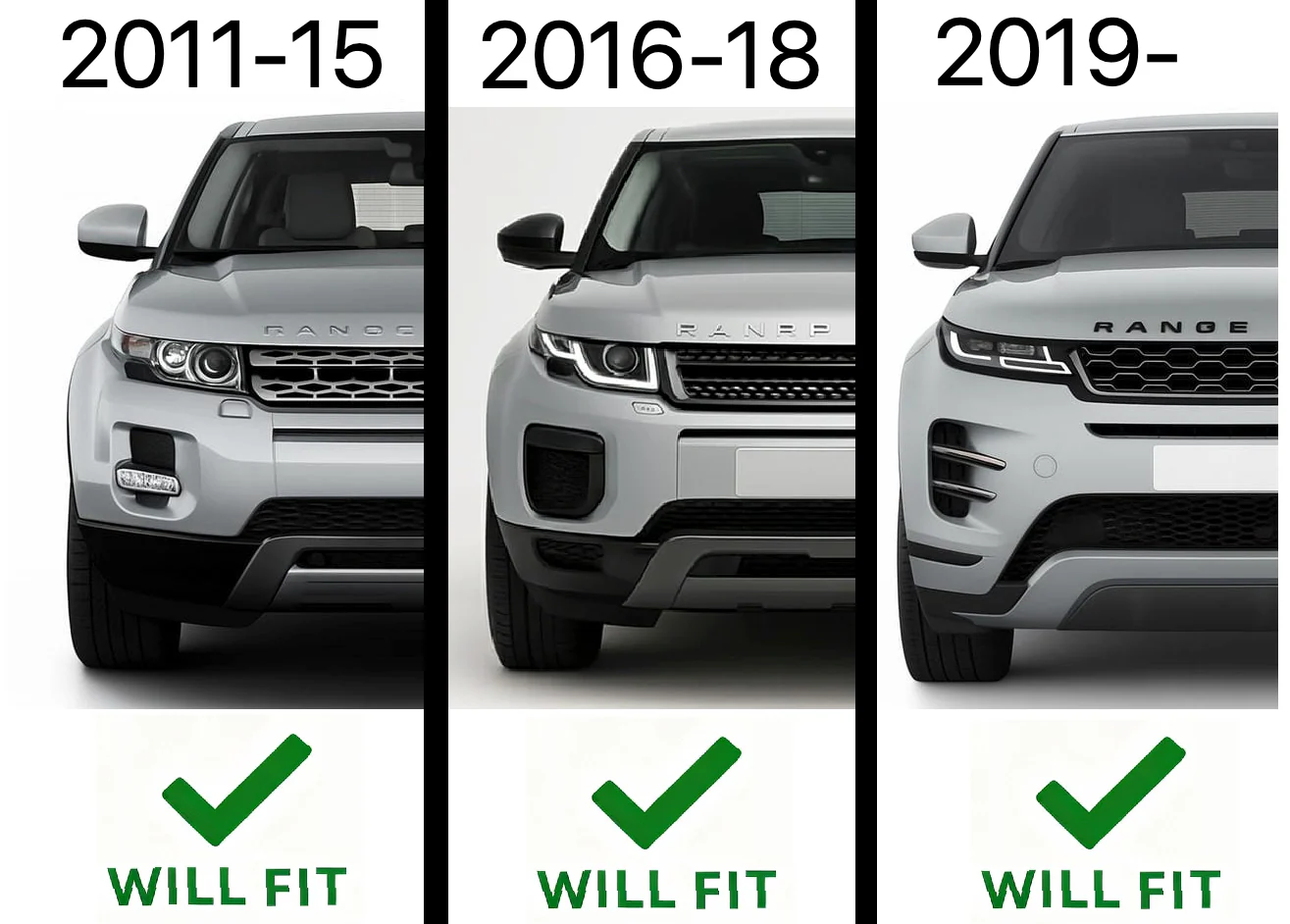 Replacement White Plastic Tailgate Trim Retaining Clips for Range Rover Evoque - Genuine - Image 5