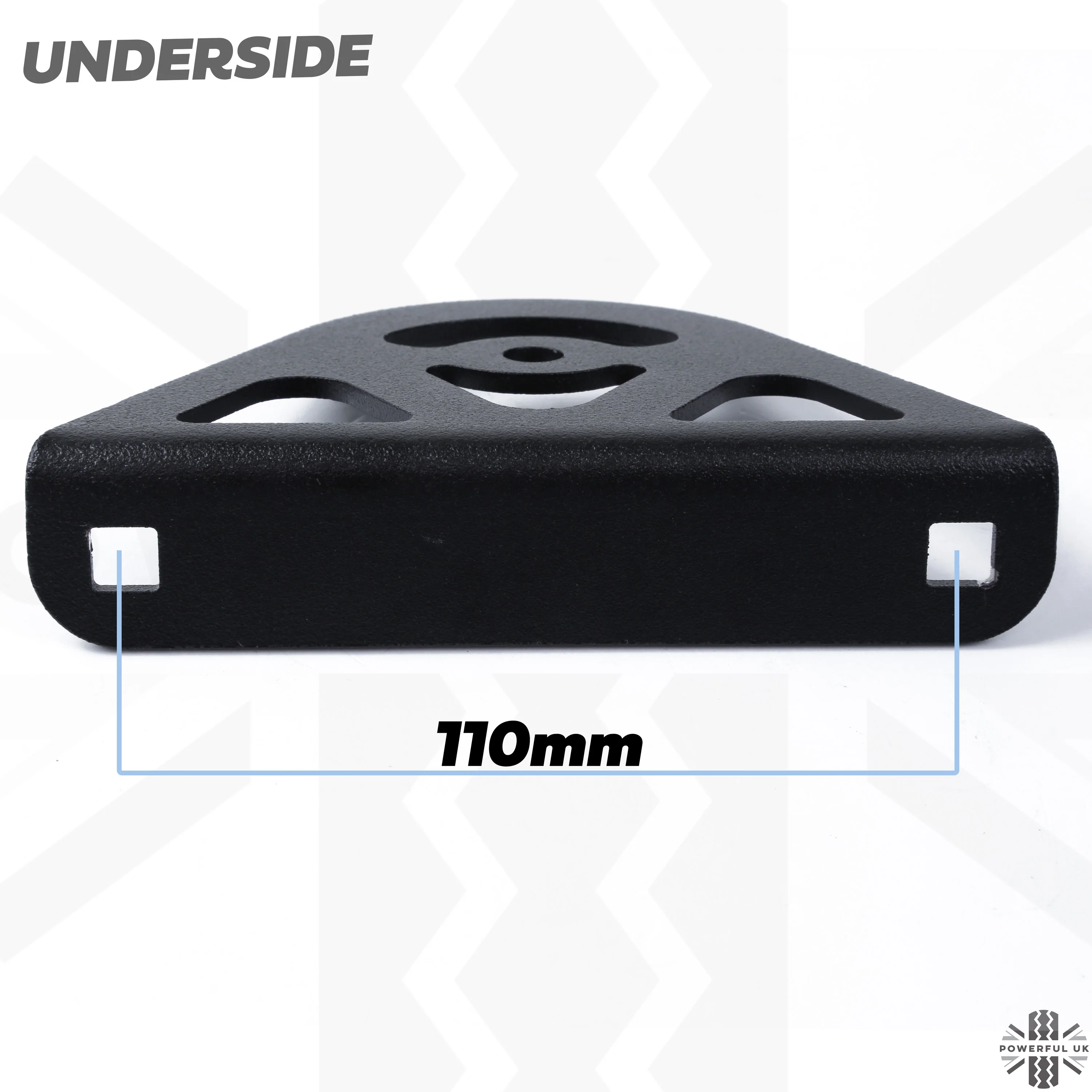 Roof Accessory Mount End Plates x2 for Land Rover Defender L663 - Stainless Steel - Image 5