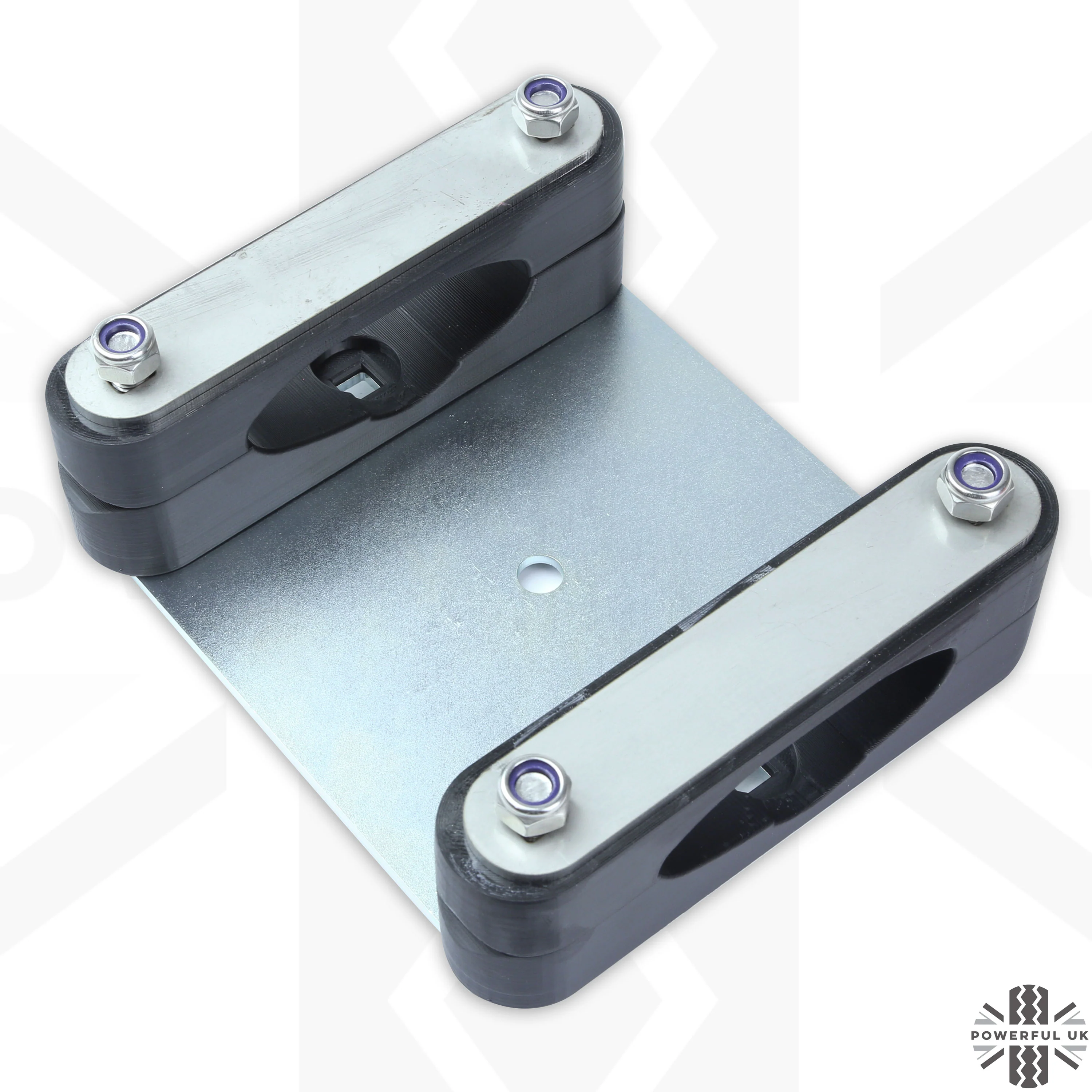 Roof Cross Bar Antenna Mount Kit for Range Rover Sport L320 - Kit A - Zinc Plated Steel Top - Image 4