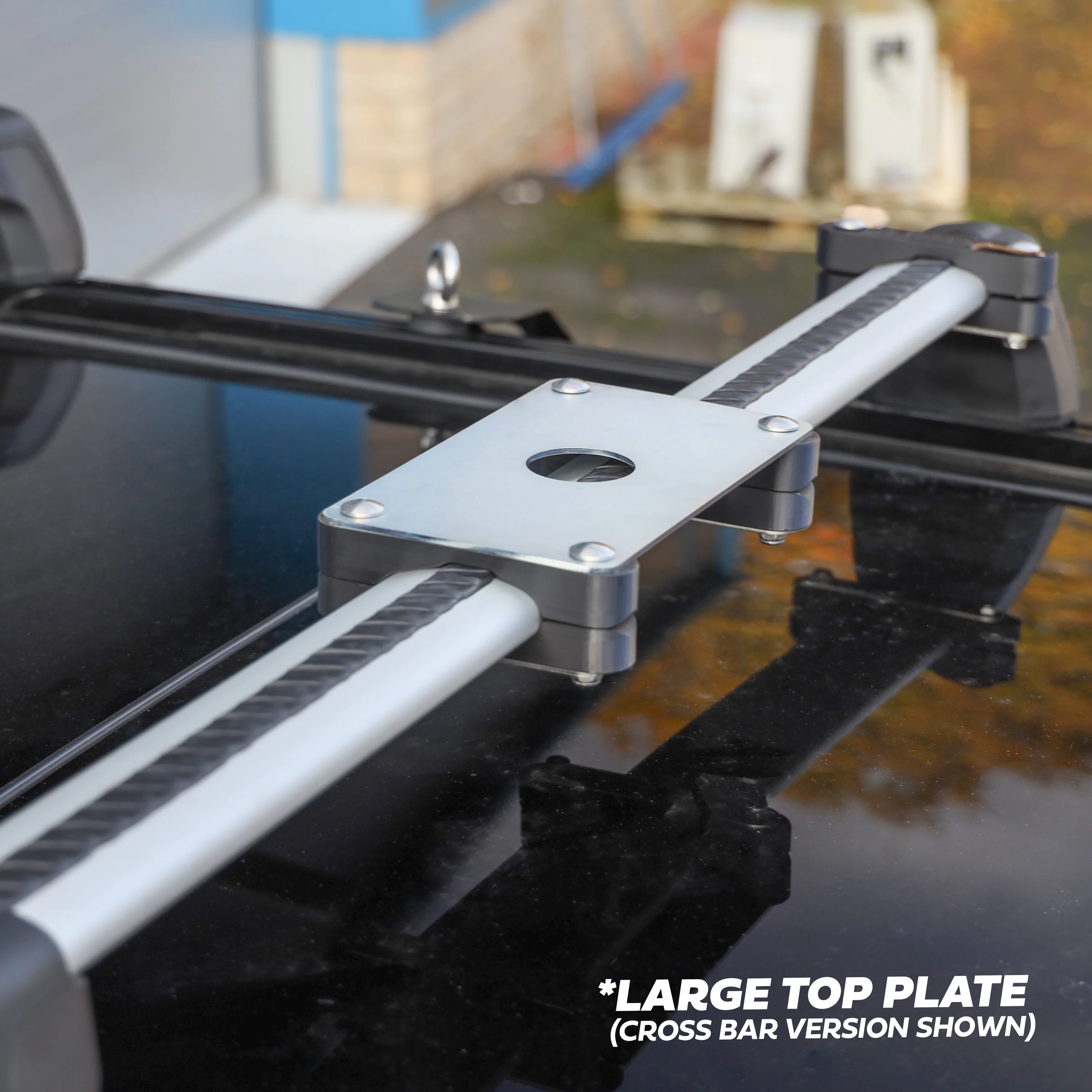 Roof Cross Bar Mount Clamp Kit for the Land Rover Defender L663 - Kit A - LARGE Zinc Plated Steel Top - Image 2
