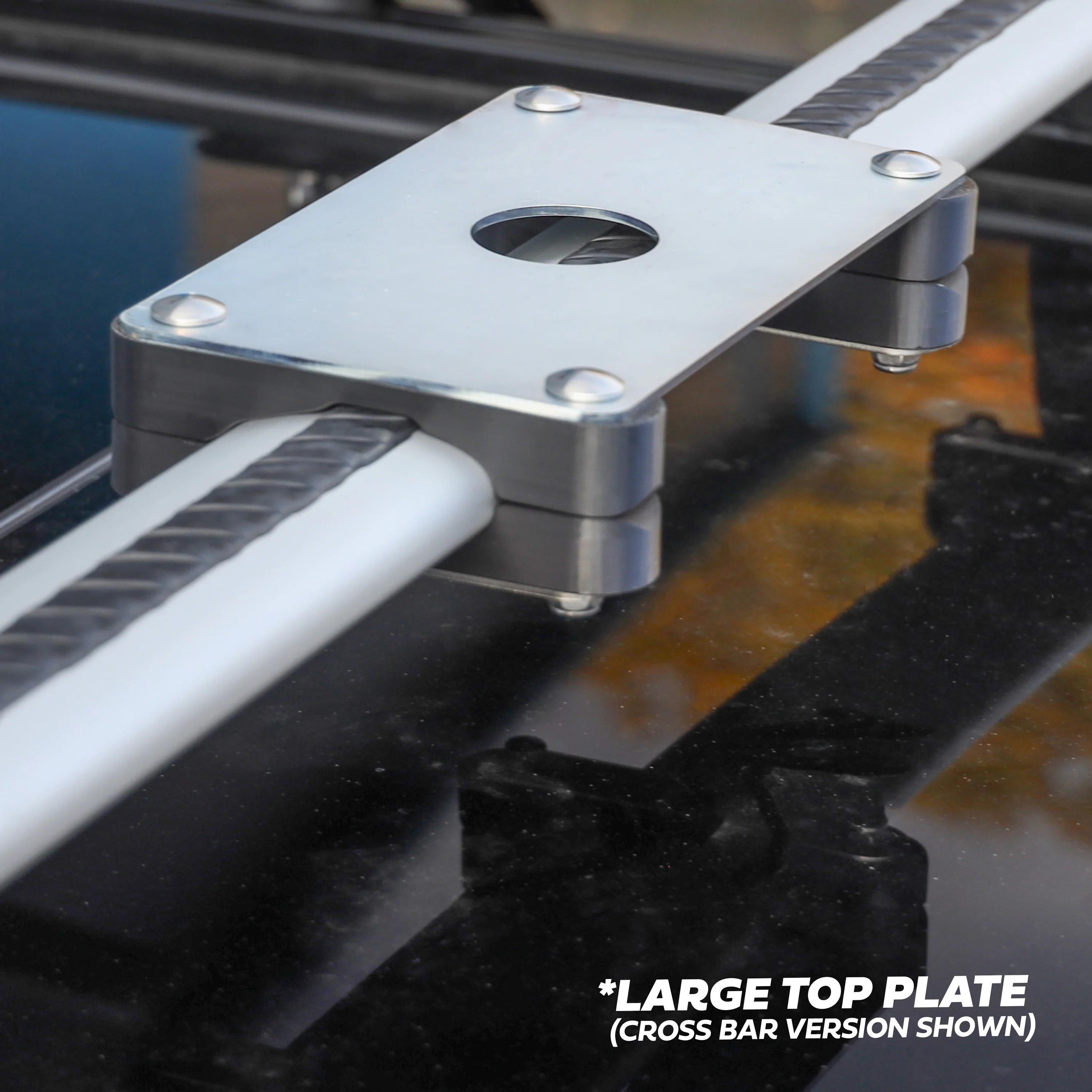 Roof Rack Mount Kit for the Land Rover Defender L663 - Kit A - LARGE Zinc Plated Steel - Image 2