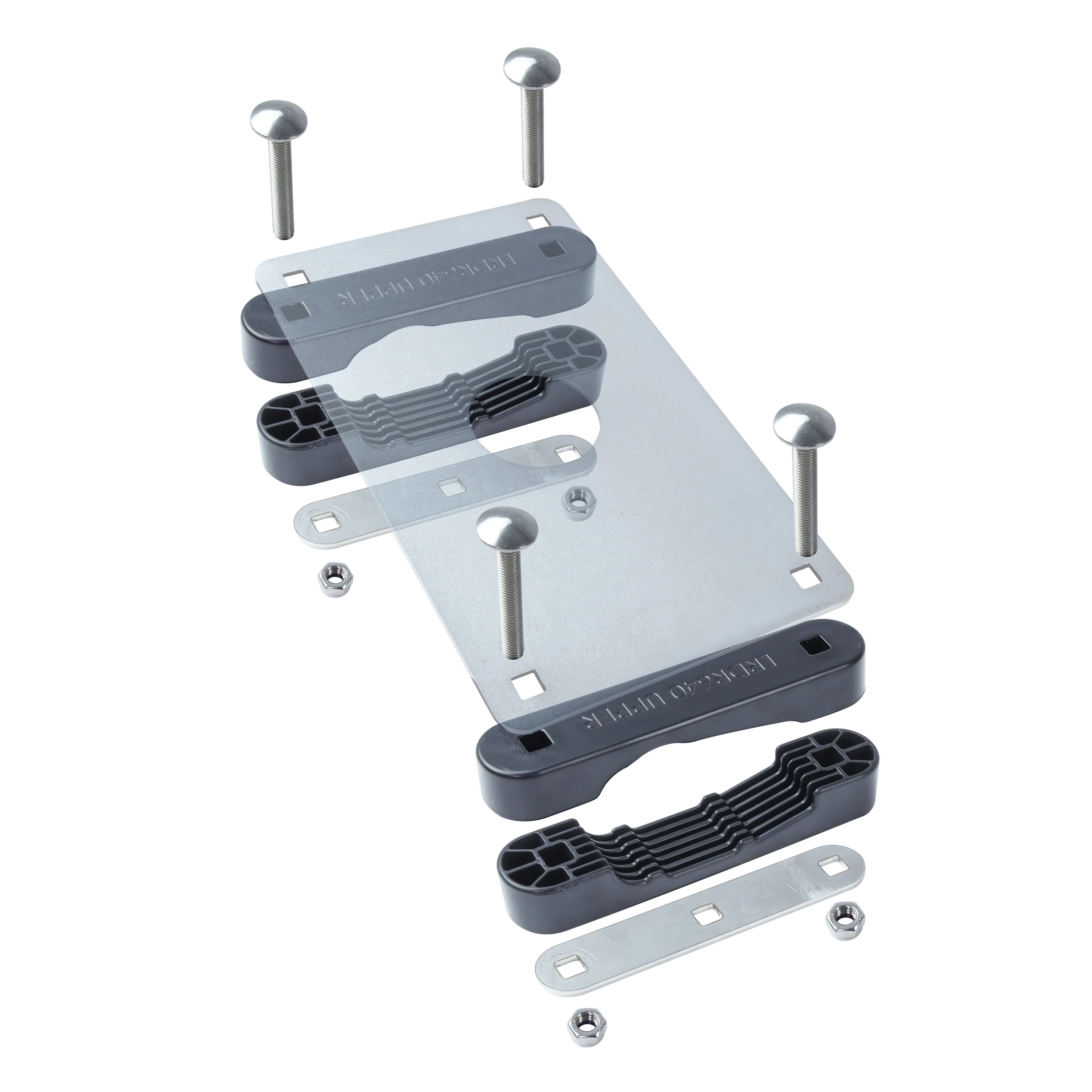 Roof Rack Mount Kit for the Land Rover Defender L663 - Kit A - LARGE Zinc Plated Steel - Image 6