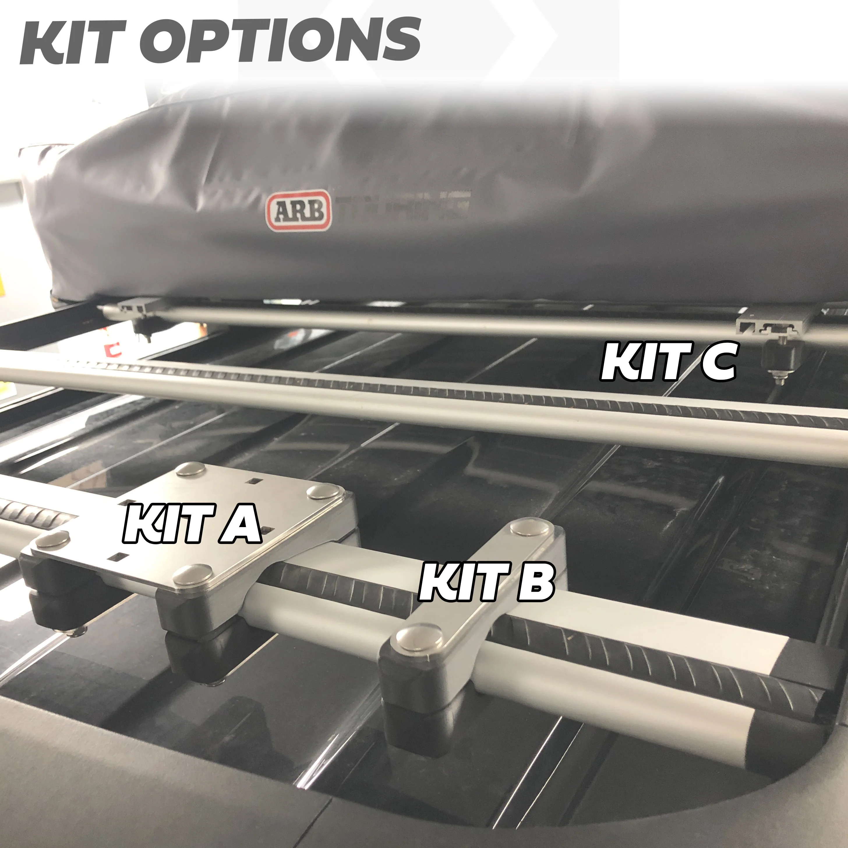 Roof Rack Mount Clamp Kit for Thule Cross Bars - Kit B - Image 9