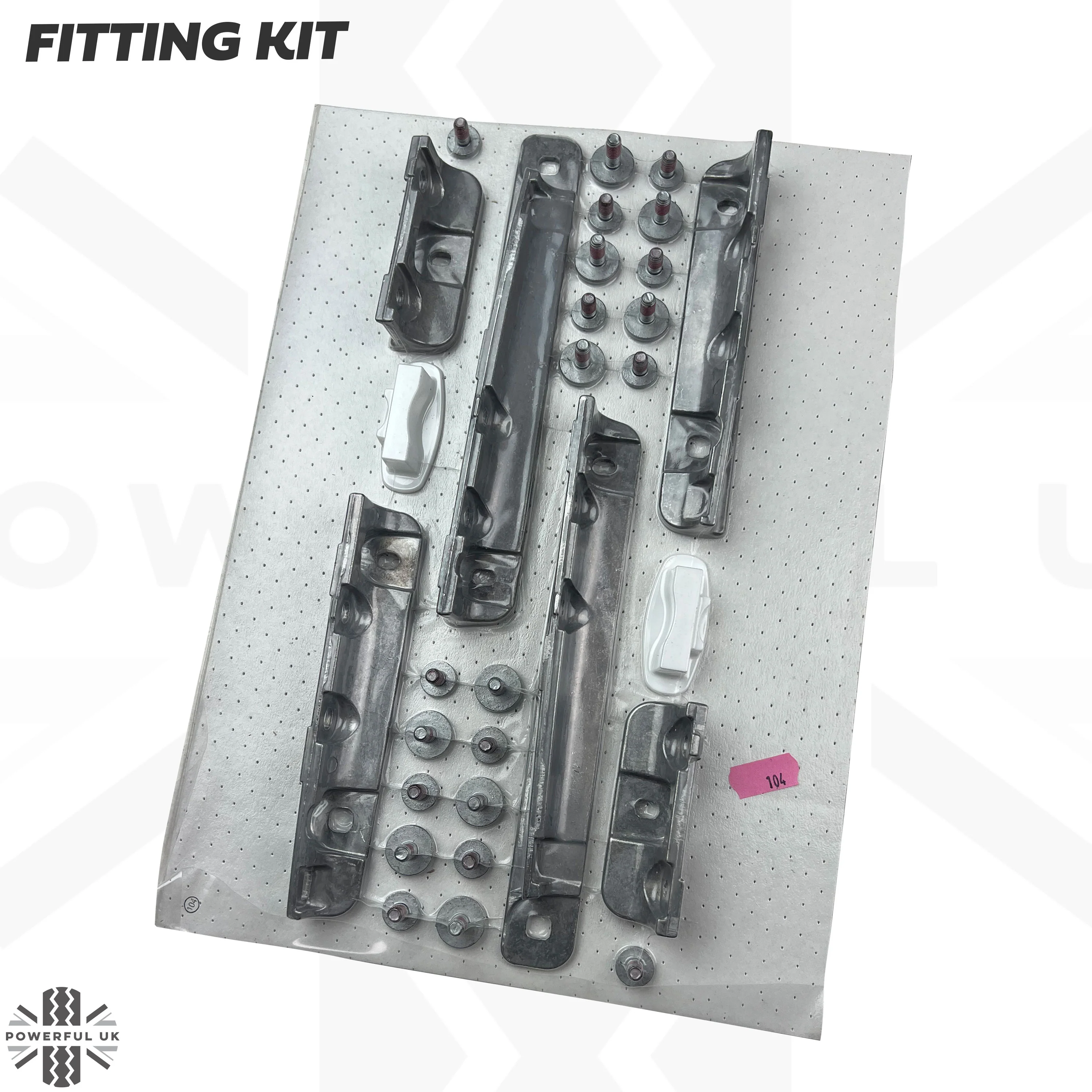 Roof Rails and Cover Strip Kit for Range Rover Sport L494 - Silver - Genuine - Image 9