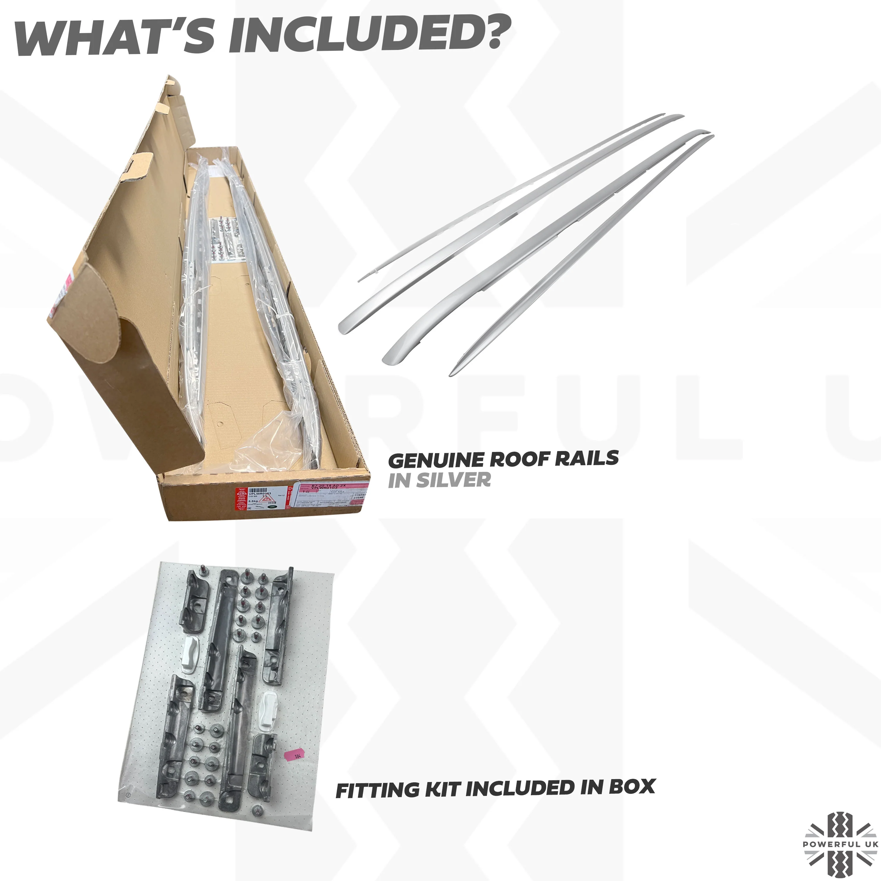 Roof Rails for Range Rover Sport L494 - Silver - Genuine - Image 3