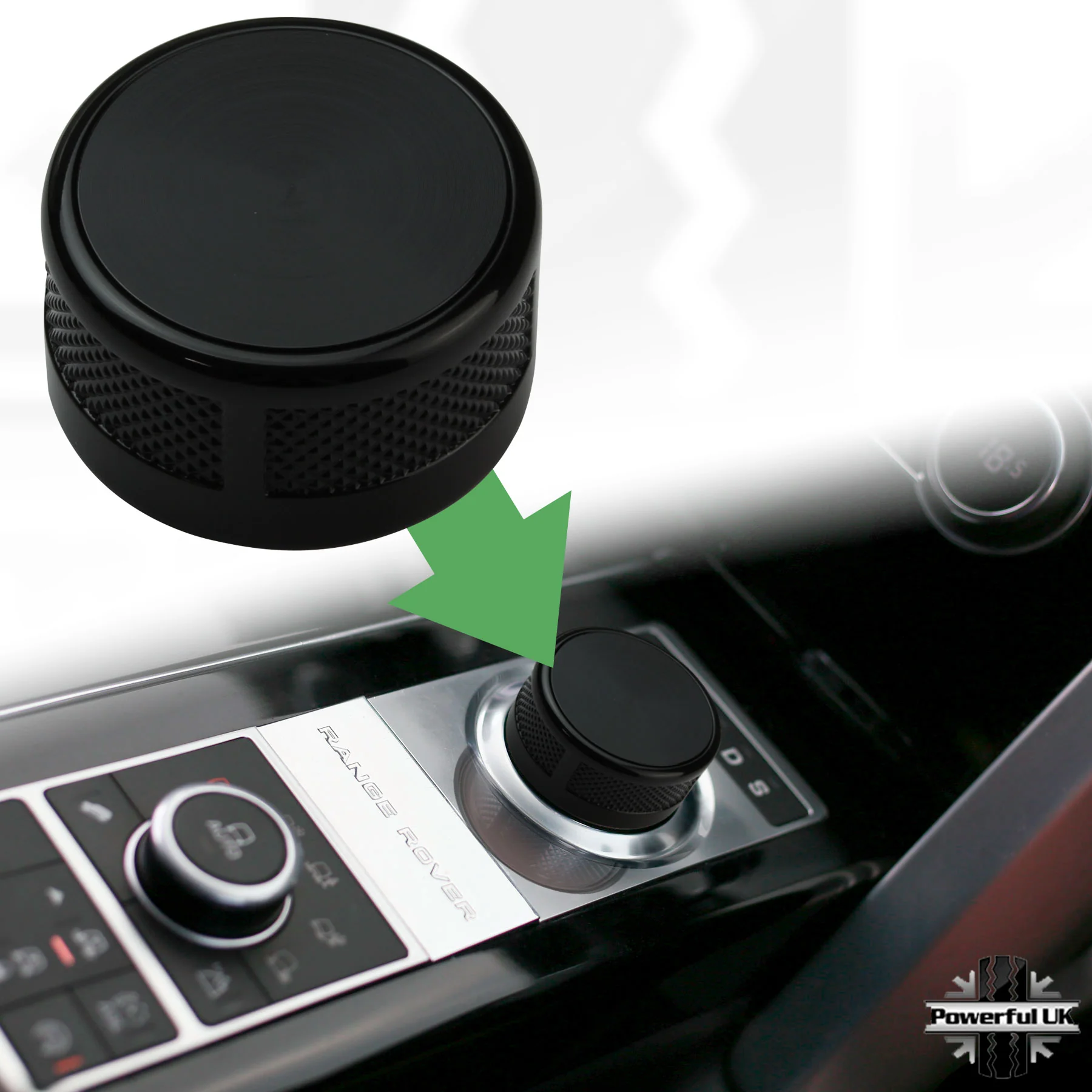 Rotary Gear Selector - Black for Land Rover Discovery 5 - Image 4