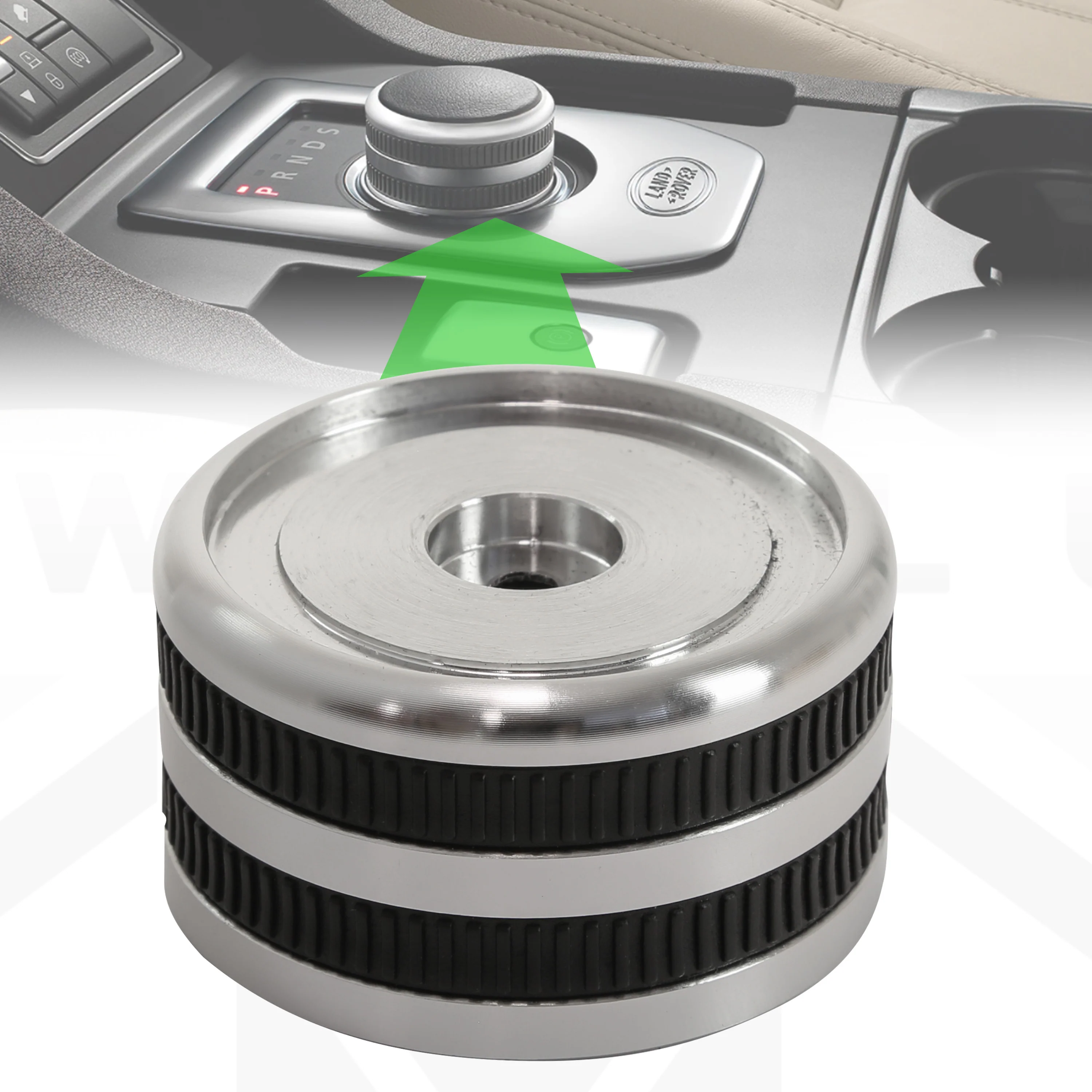 Rotary Shifter in Silver - Genuine - for Jaguar XF - Image 9