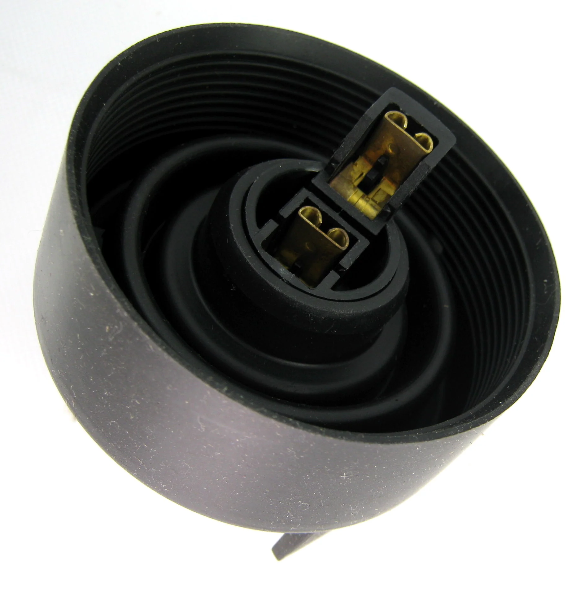 Round 7" Crystal Headlamp for Lucas Fitment - Main Beam  12V - Image 5