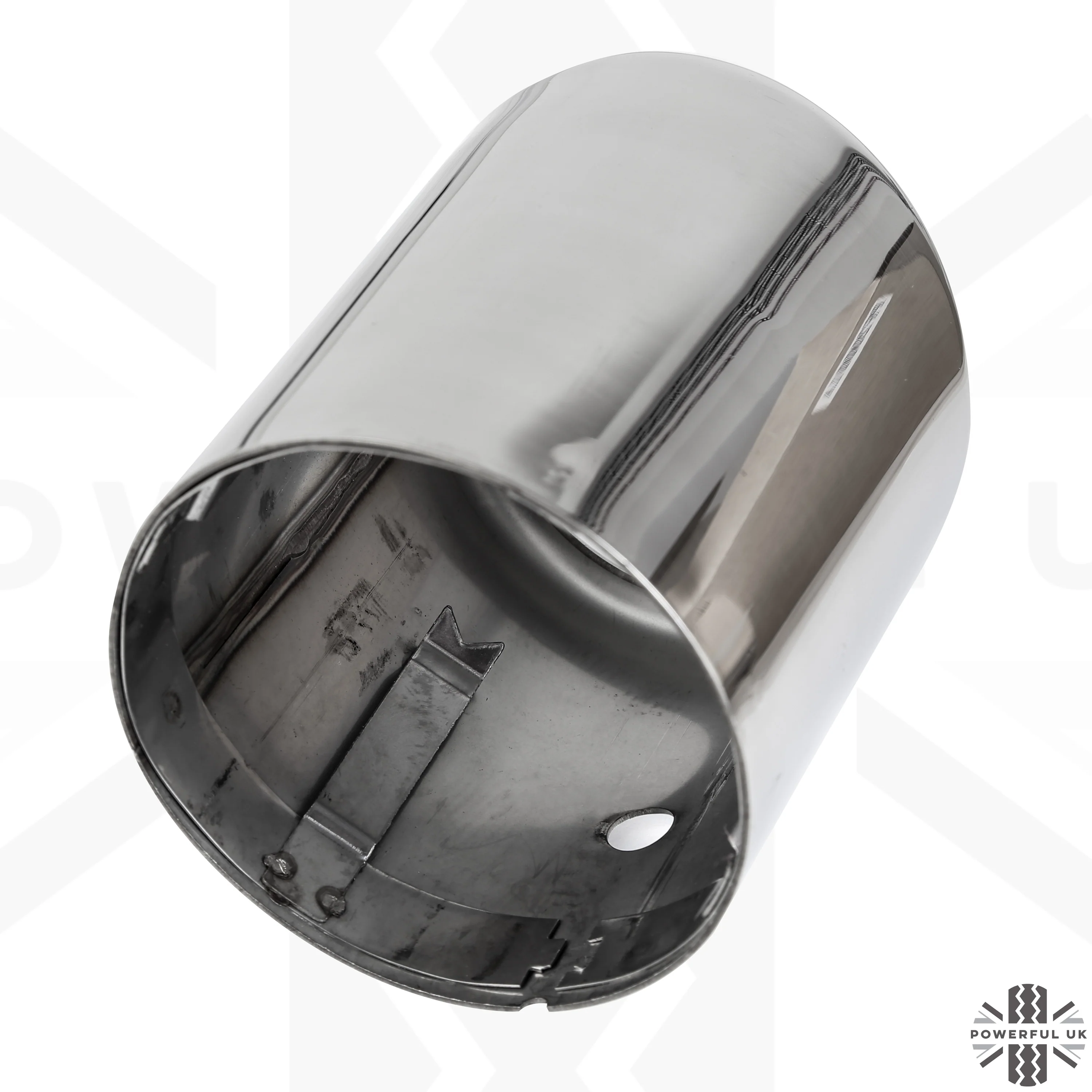 Round Exhaust Tips for Range Rover Sport L494 (2014-17) - Pair - DIESEL - Stanless - Image 4