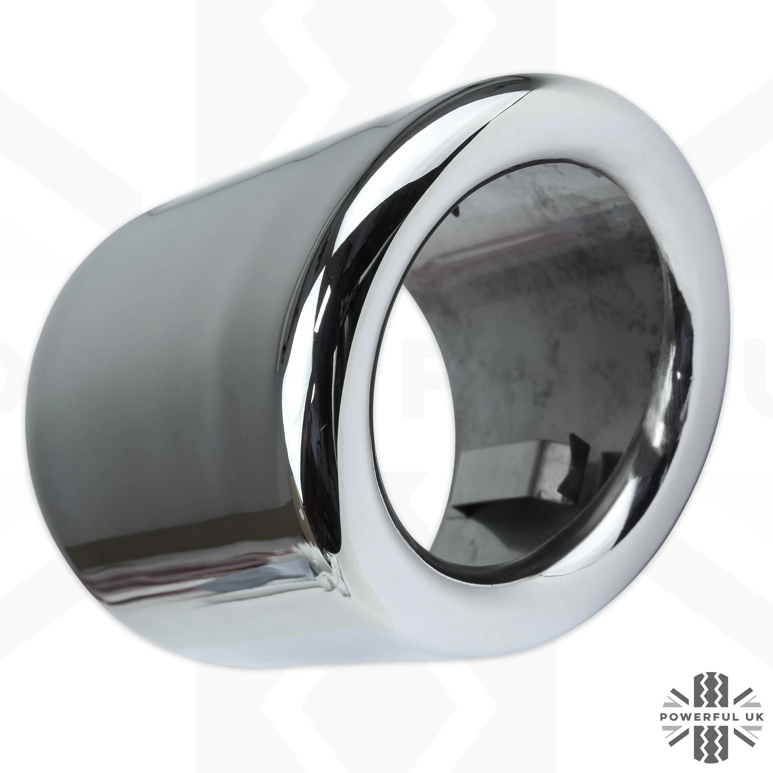 Round Exhaust Tips - PAIR for Land Rover Discovery Sport -   Stainless - Image 9