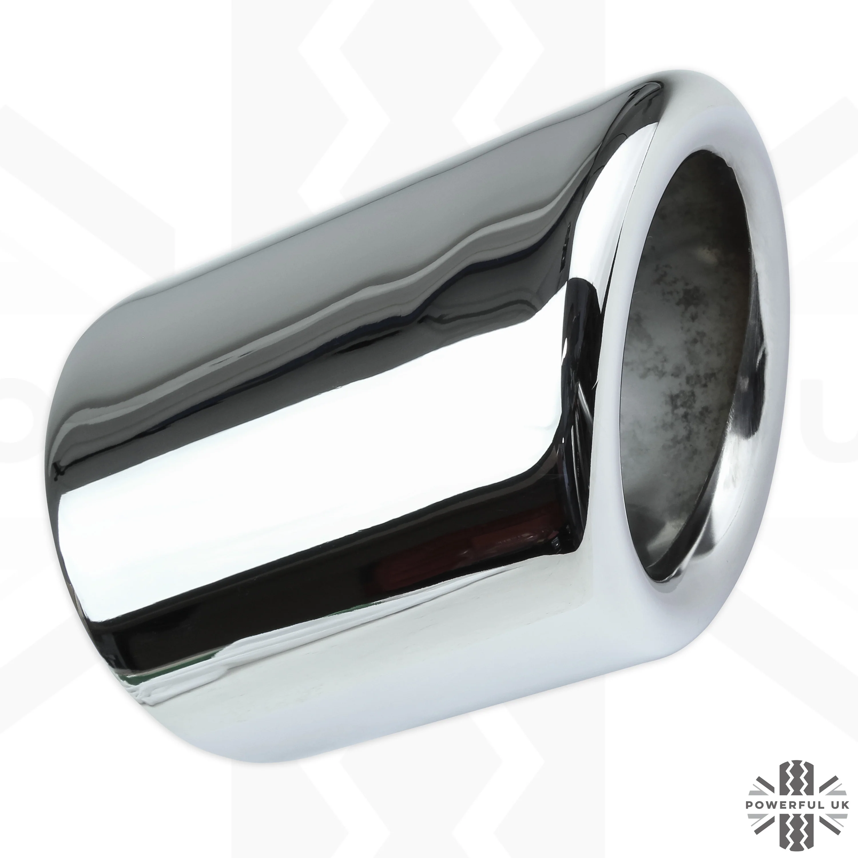 Round Exhaust Tips - PAIR for Range Rover Evoque L538  - Stainless - Image 8