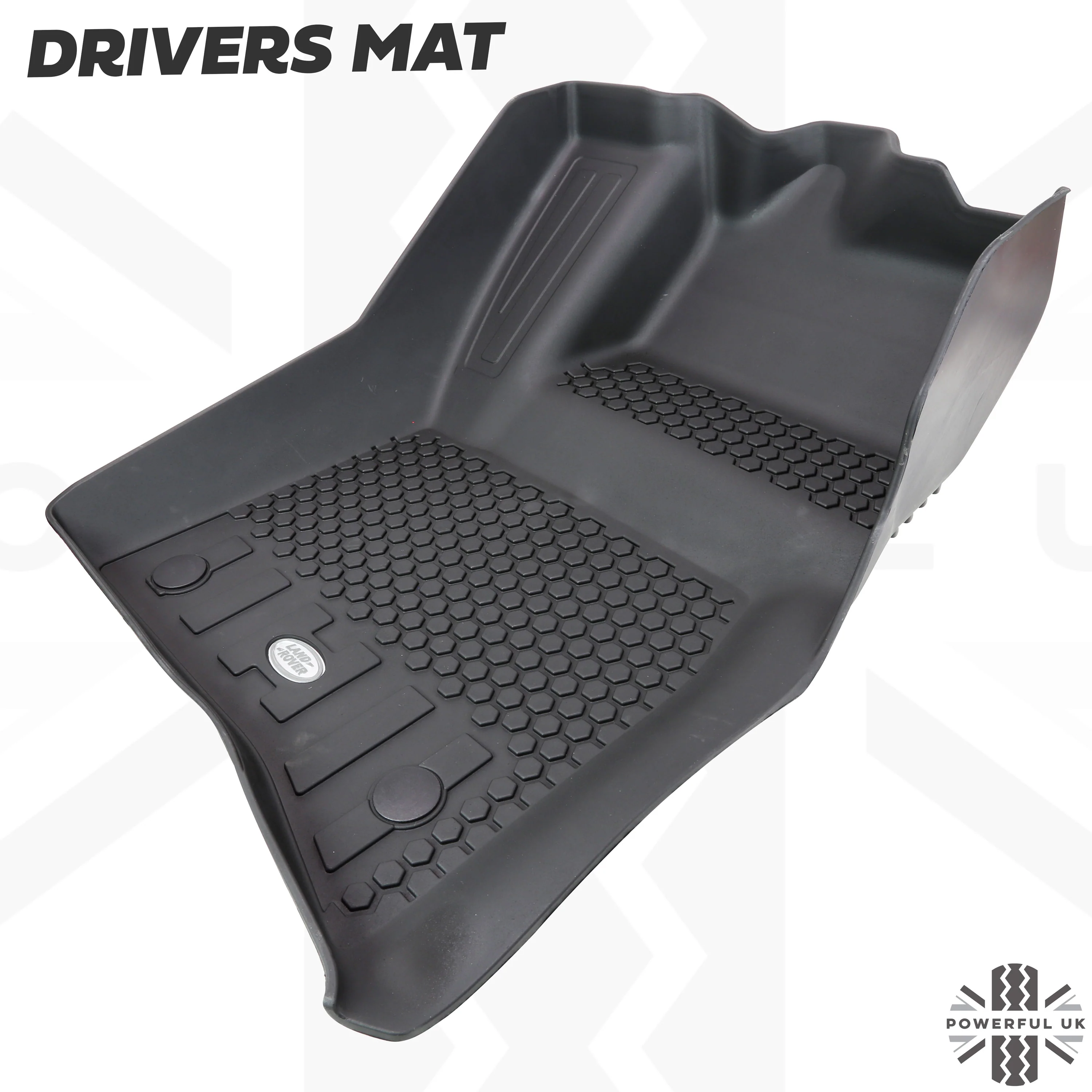 Rubber Floor Mat Set - Genuine - for Land Rover Defender L663 (90 models) - RHD - Image 3