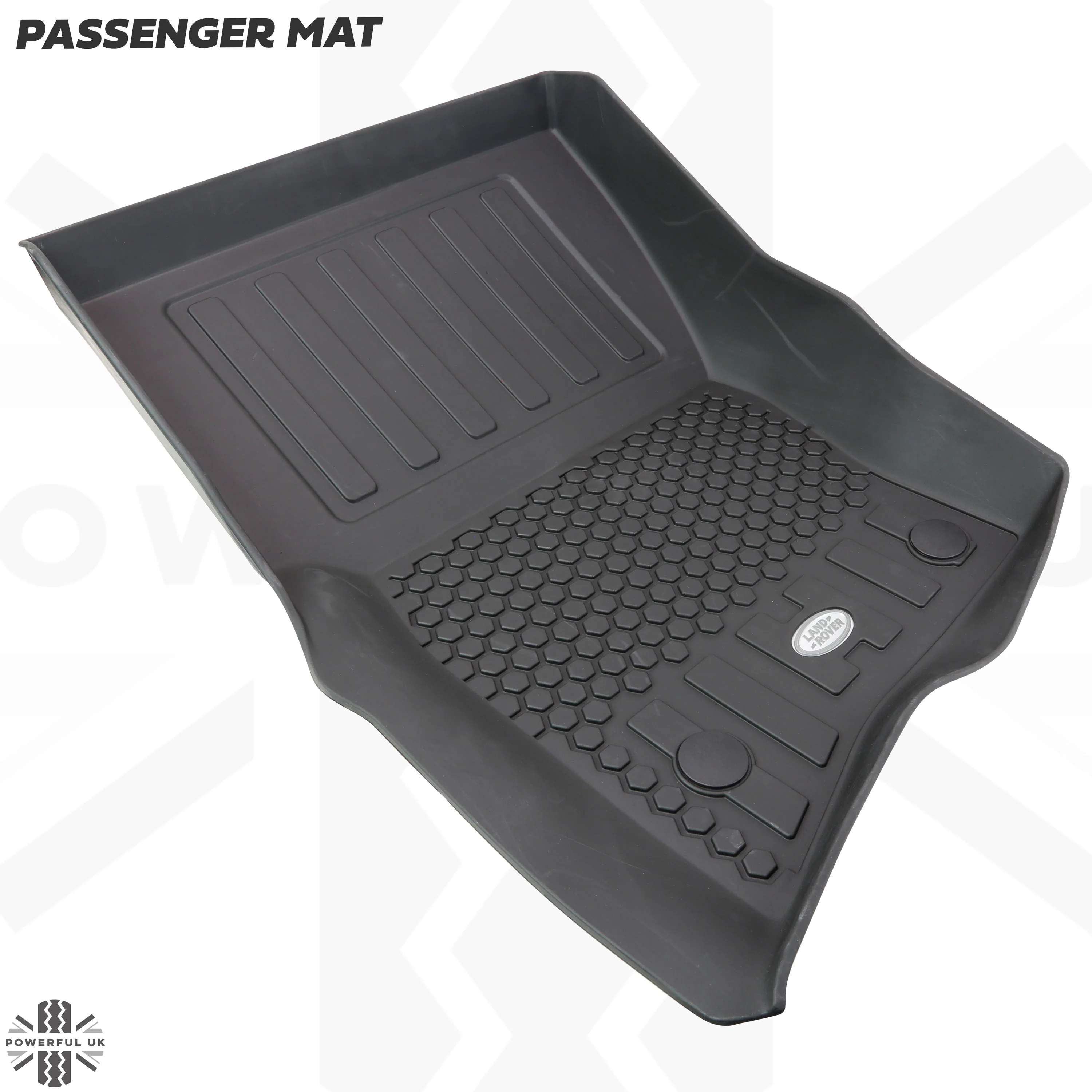 Rubber Floor Mat Set - Genuine - for Land Rover Defender L663 (90 models) - RHD - Image 4
