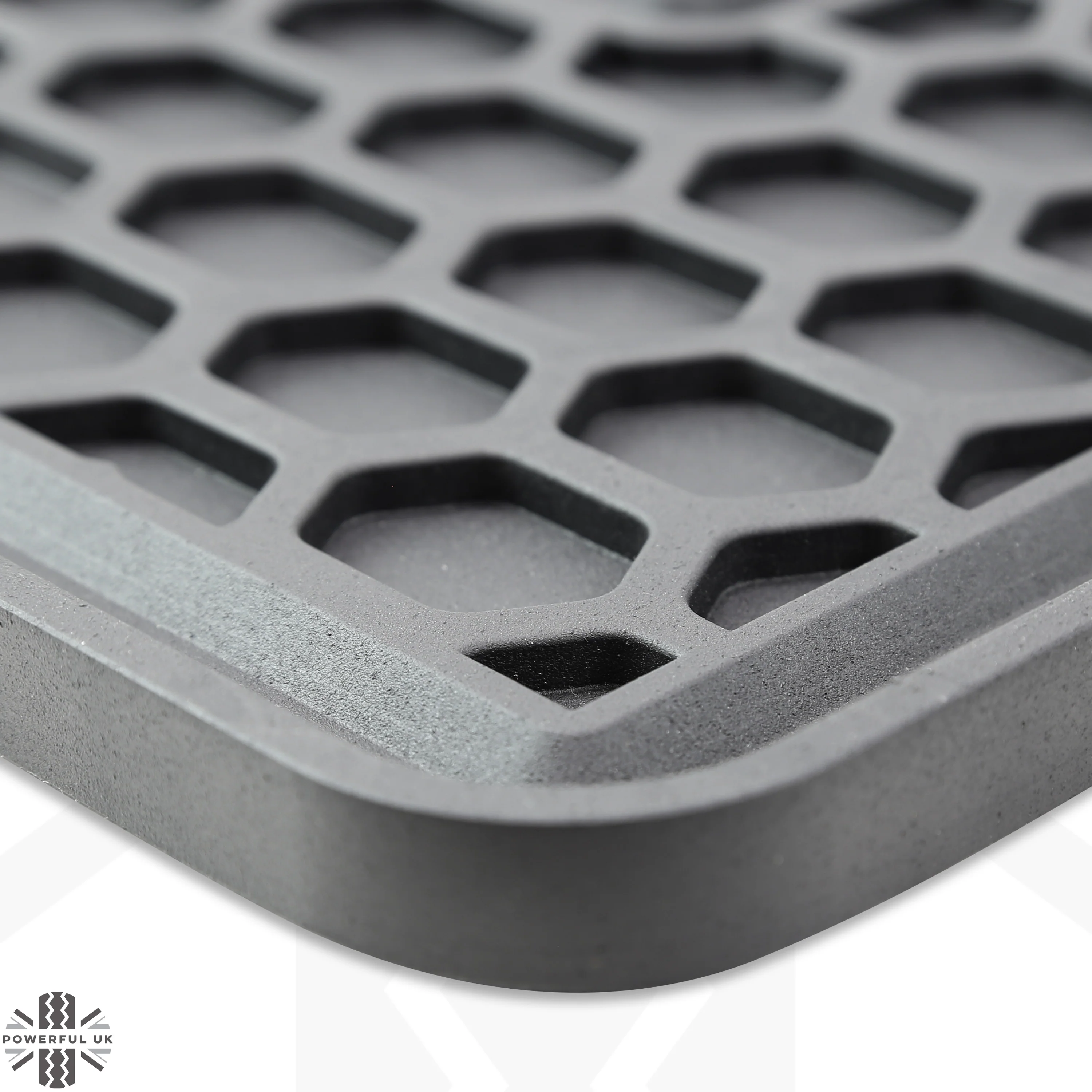 Rubber Floor Mats 4pc - RHD - for Mitsubishi L200 2016-19 (no climate control) - Image 4