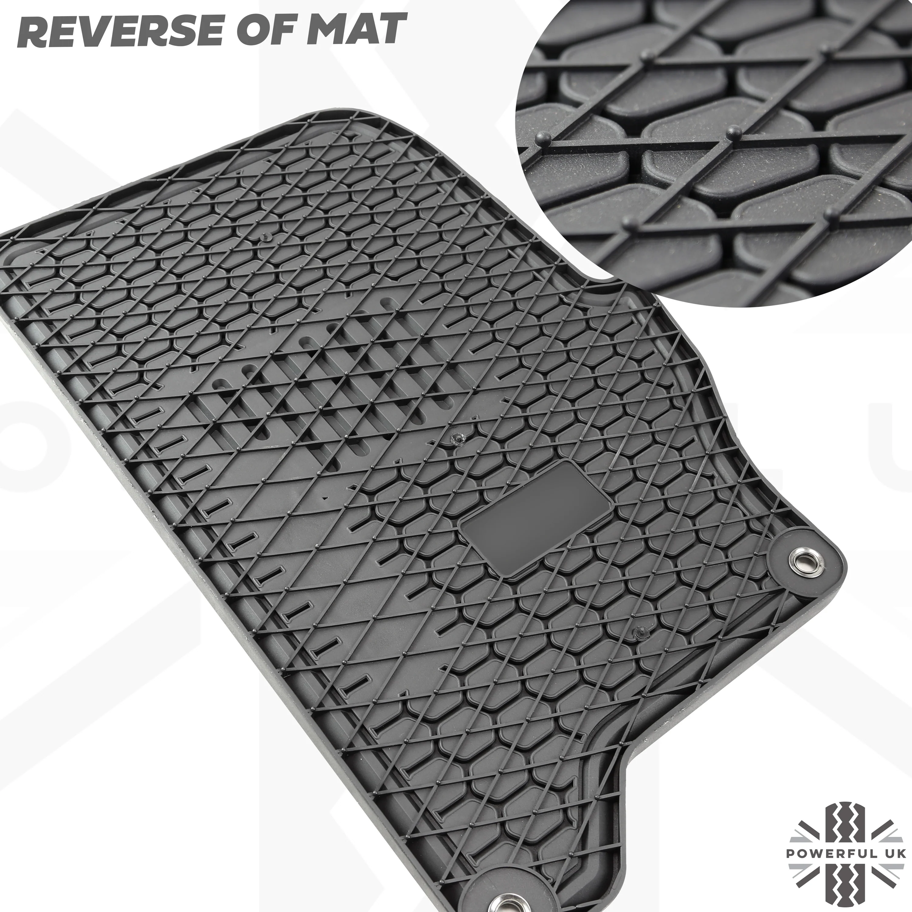 Rubber Floor Mats 4pc - RHD - for Range Rover Sport L320 - Image 7