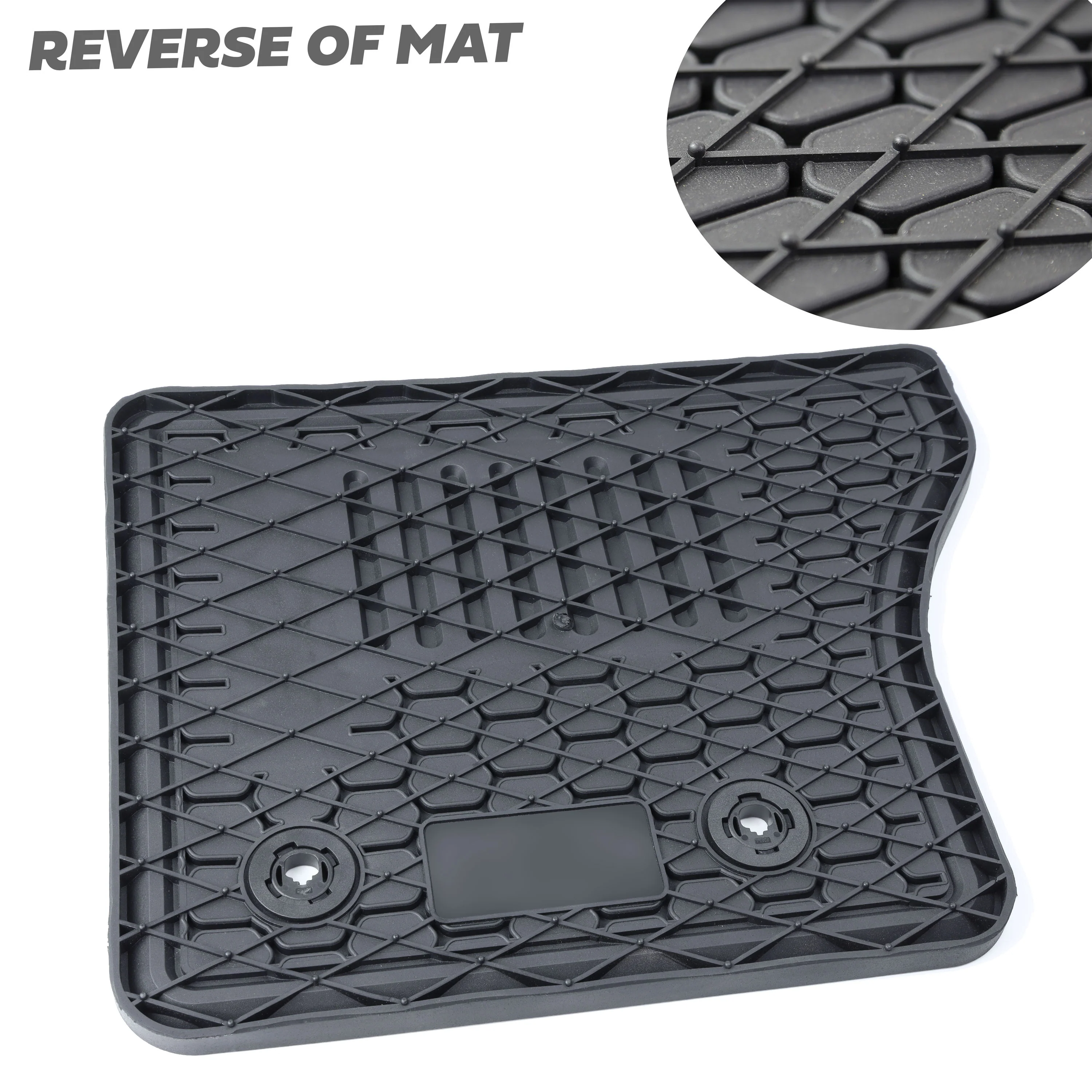 Rubber Floor Mats 4pc - RHD - for Range Rover Sport L494 (2014-17) - Image 4