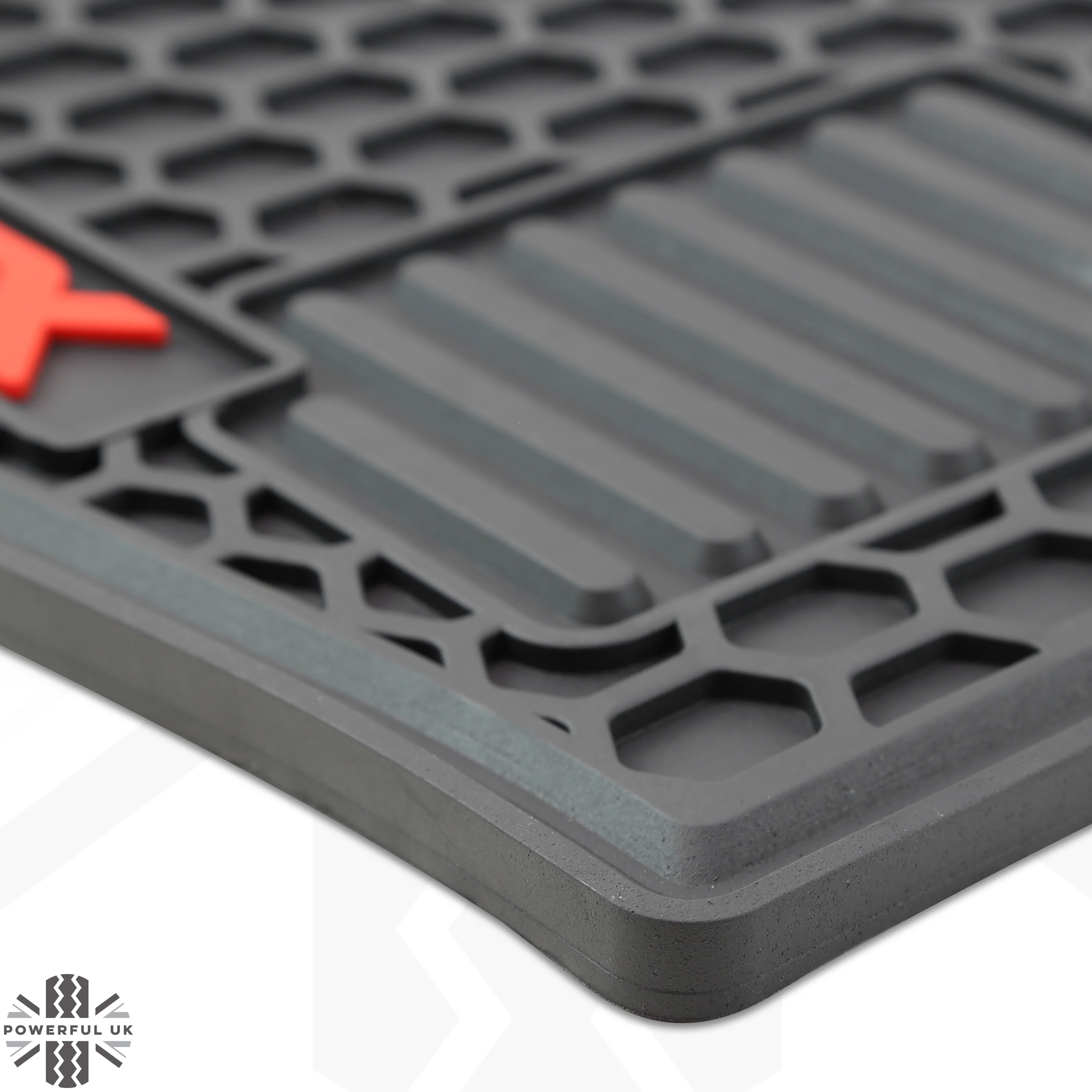 Rubber Floor Mats 4pc - RHD - for Toyota Hilux mk8 (2016+) - Image 5