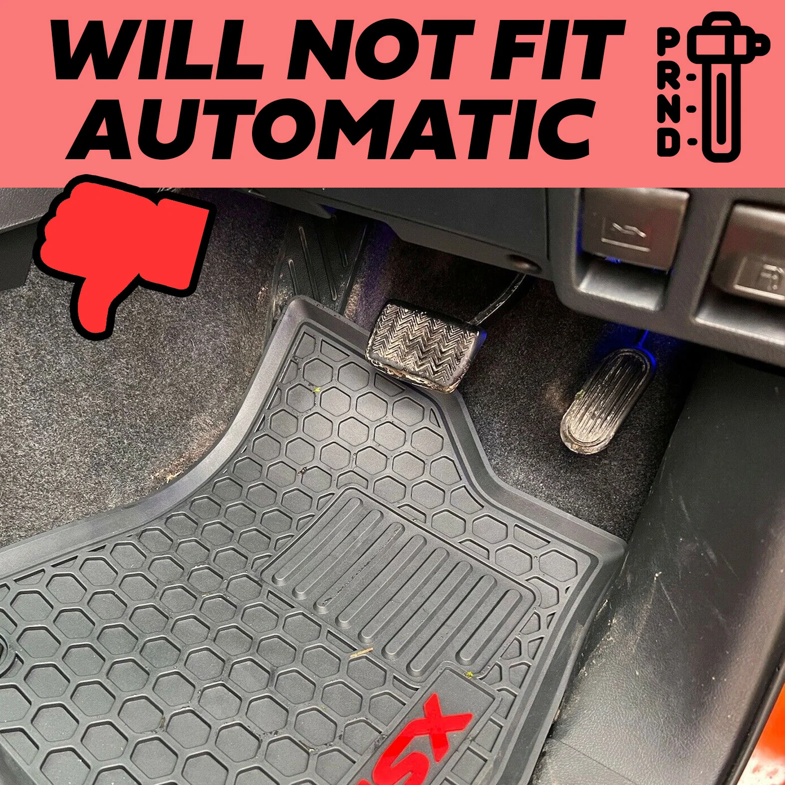 Rubber Floor Mats 4pc - RHD - for Toyota Hilux mk8 (2016+) - Image 7