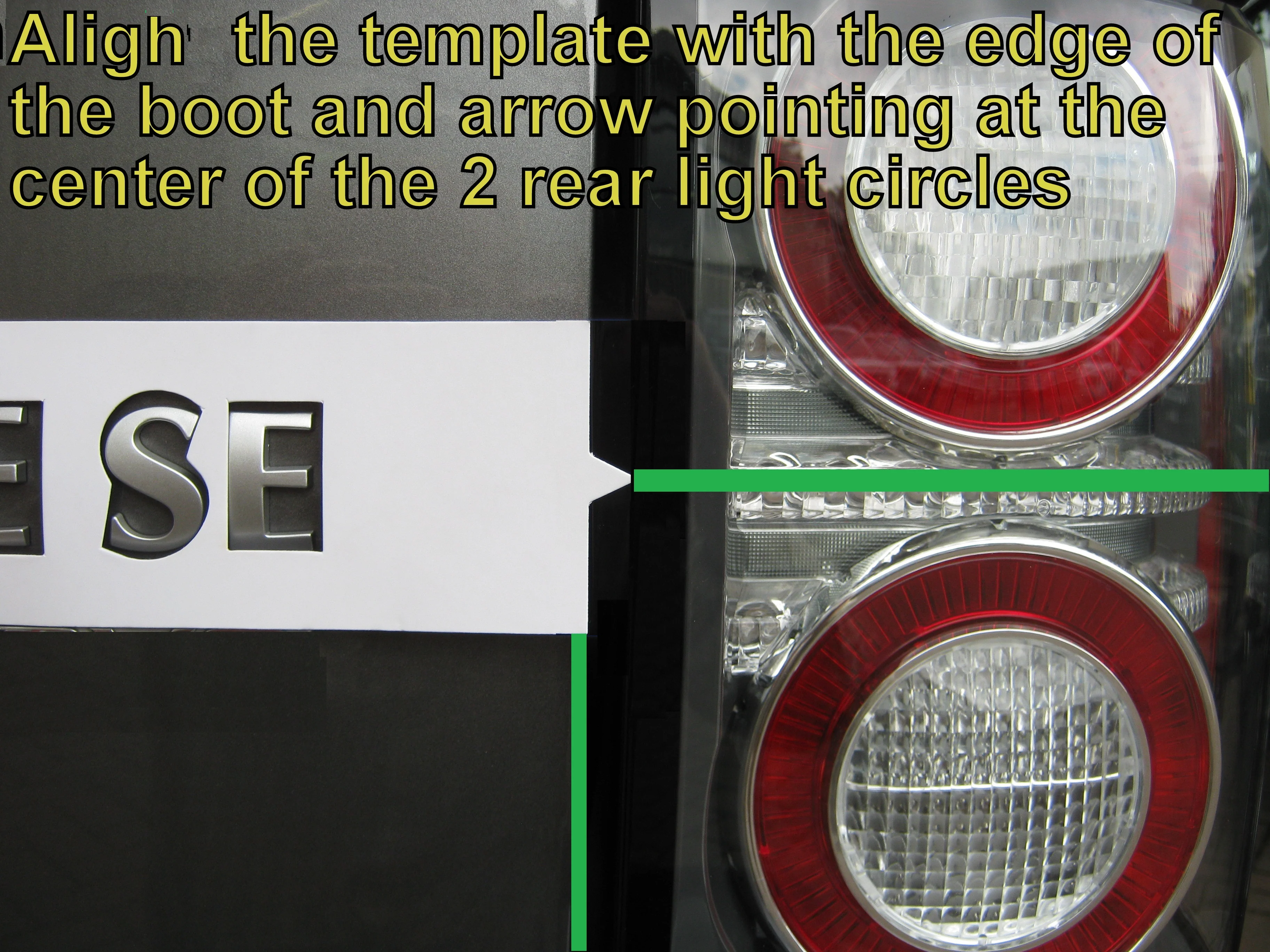 "SE" Lettering - Brunel Grey (Genuine) for Range Rover L322 - Image 2