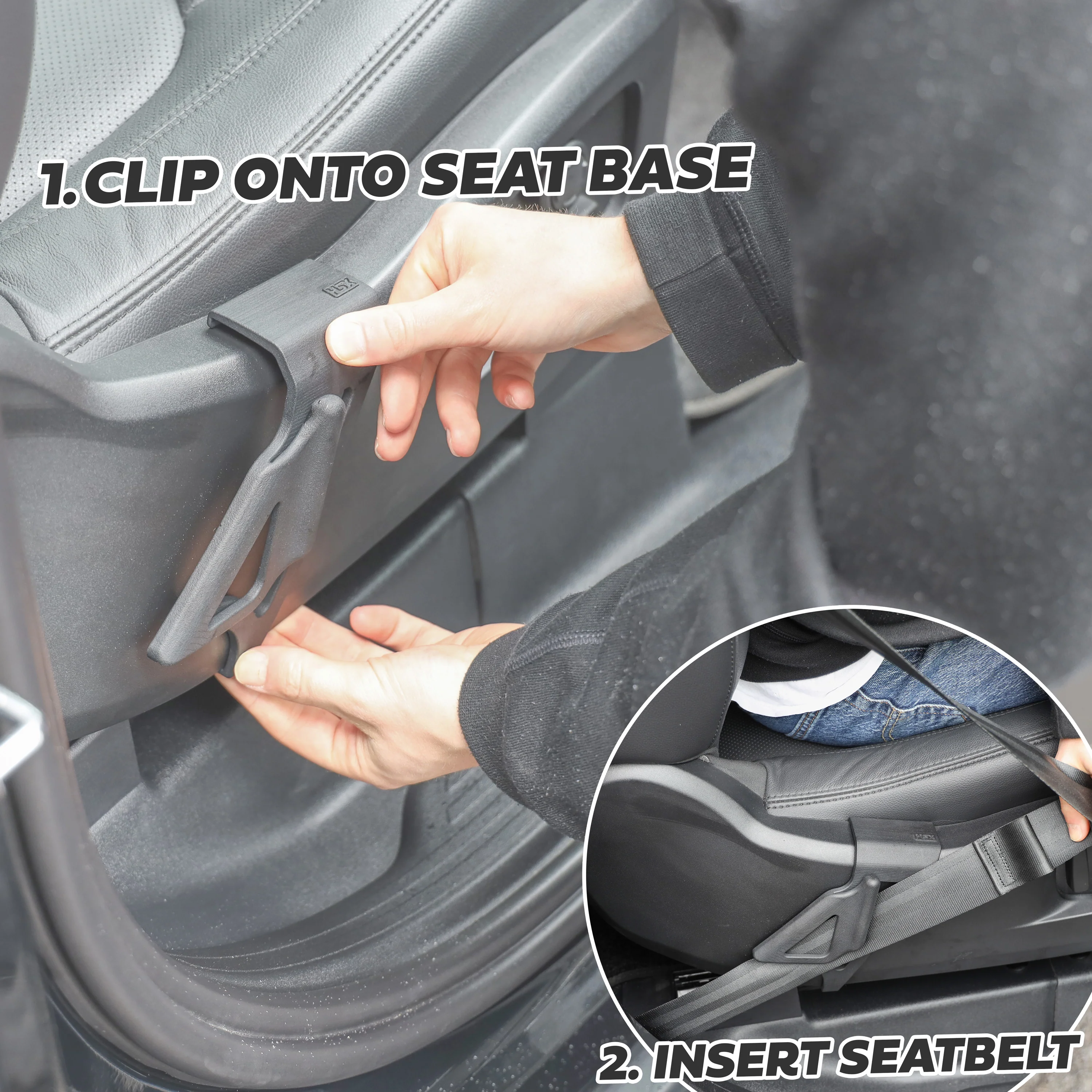Seatbelt Retaining Clip for Land Rover Defender 90 - Left/Right/Pair - Image 2
