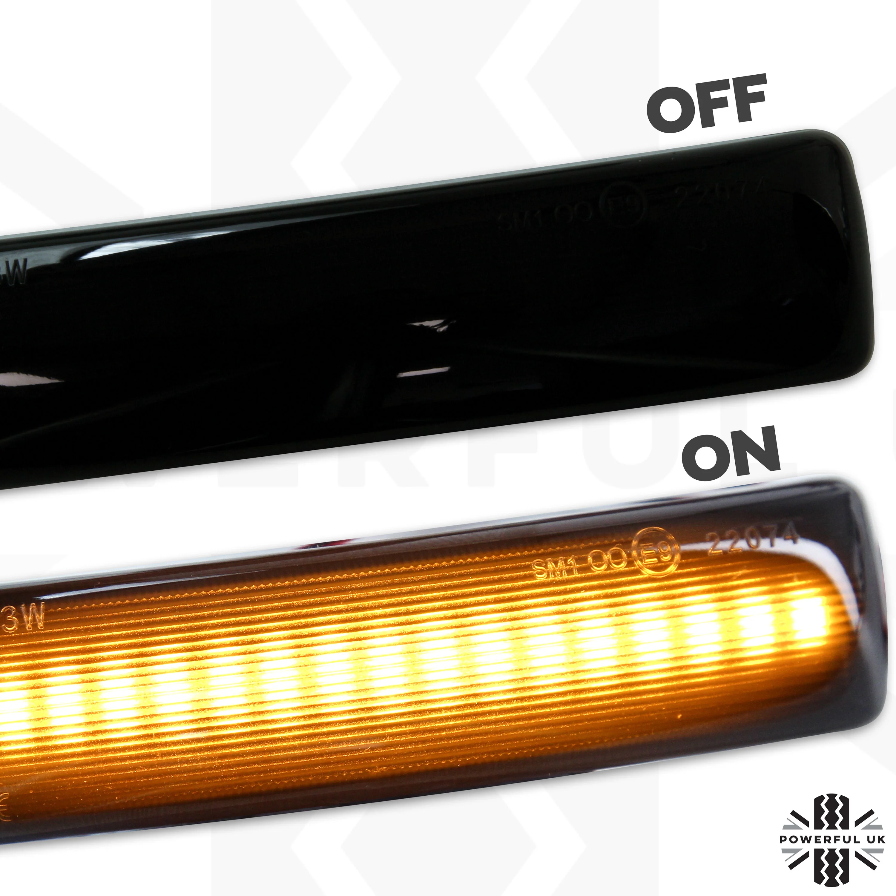 Side Repeaters for Land Rover Freelander 2  (Pair) - LED - Smoked - Image 2