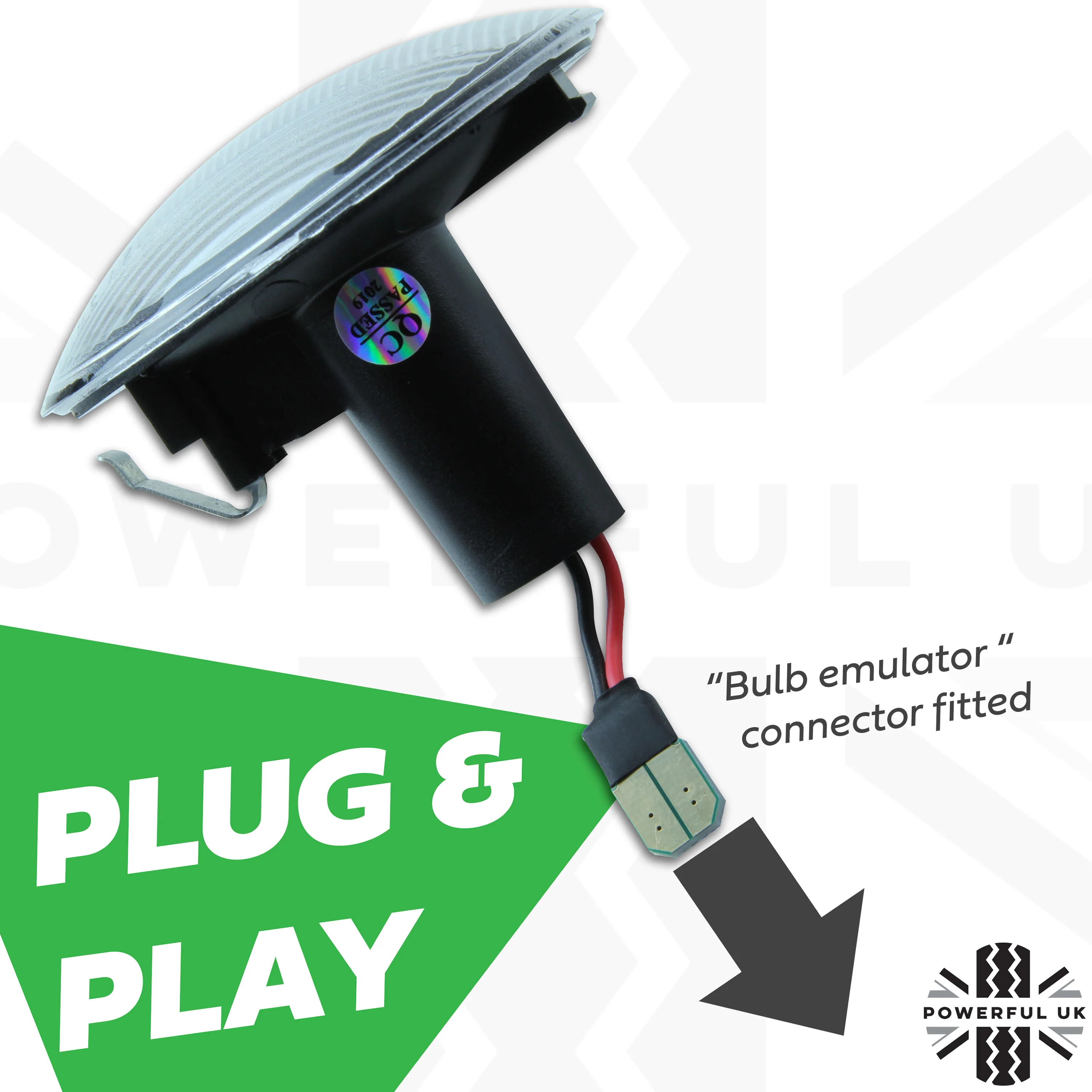 Side Repeaters (Pair) - LED - Clear - Dynamic Sweep - for BMW Mini (R50,R52,R53) - Image 4
