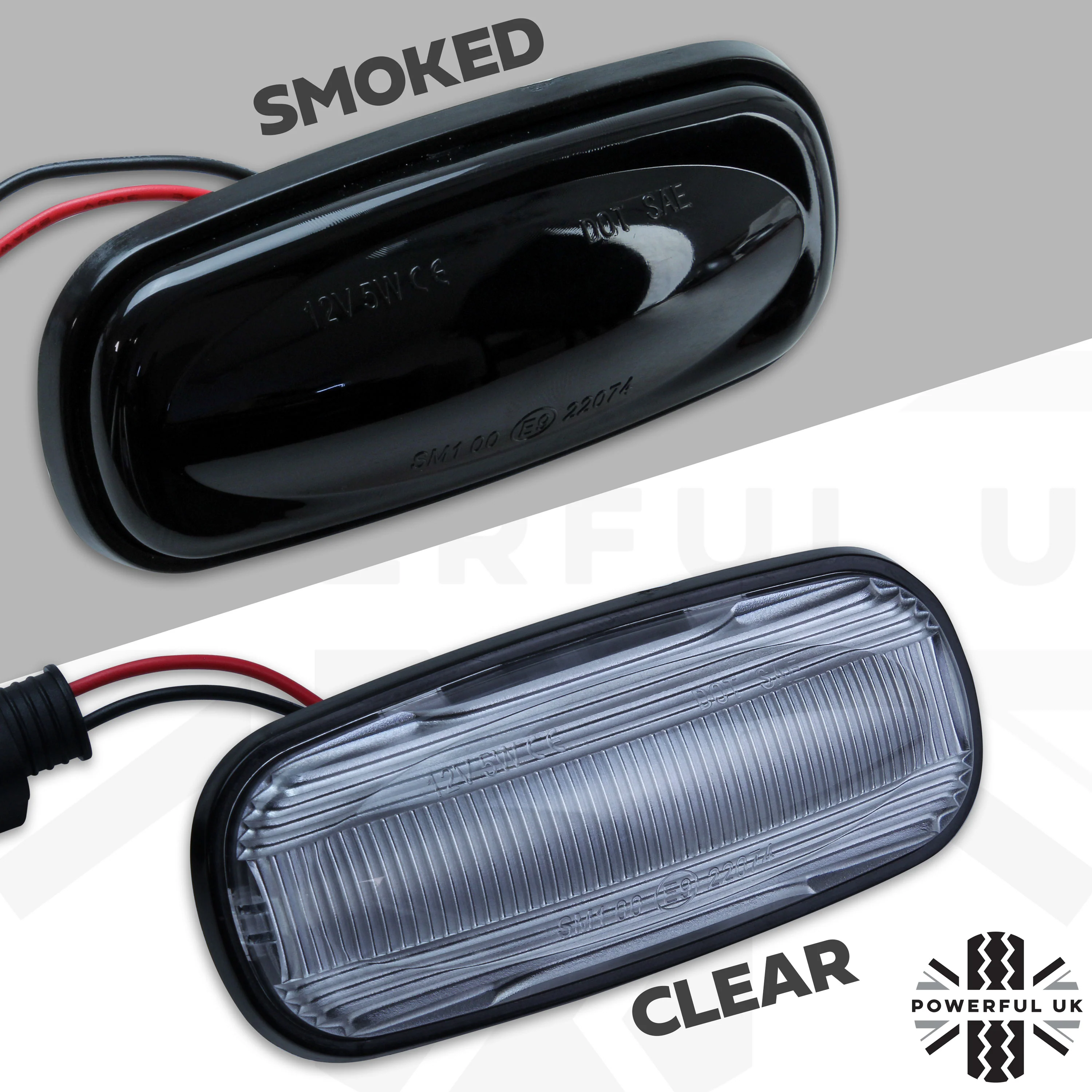 Side Repeaters (Pair) - LED - Clear - Dynamic Sweep for Land Rover Defender - Image 8