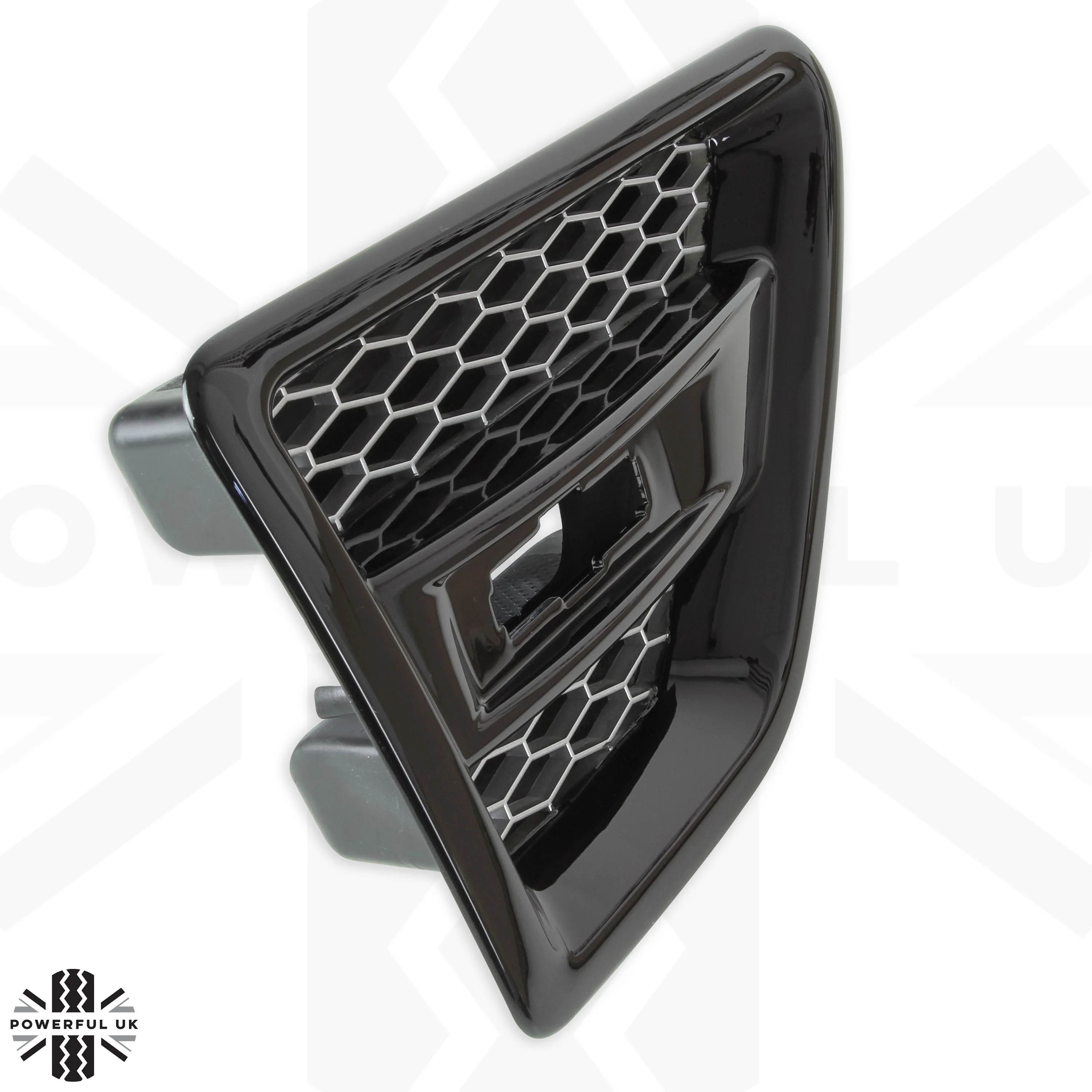 Side Vents -Black & Silver - for Land Rover Freelander 2 - PAIR - Image 2