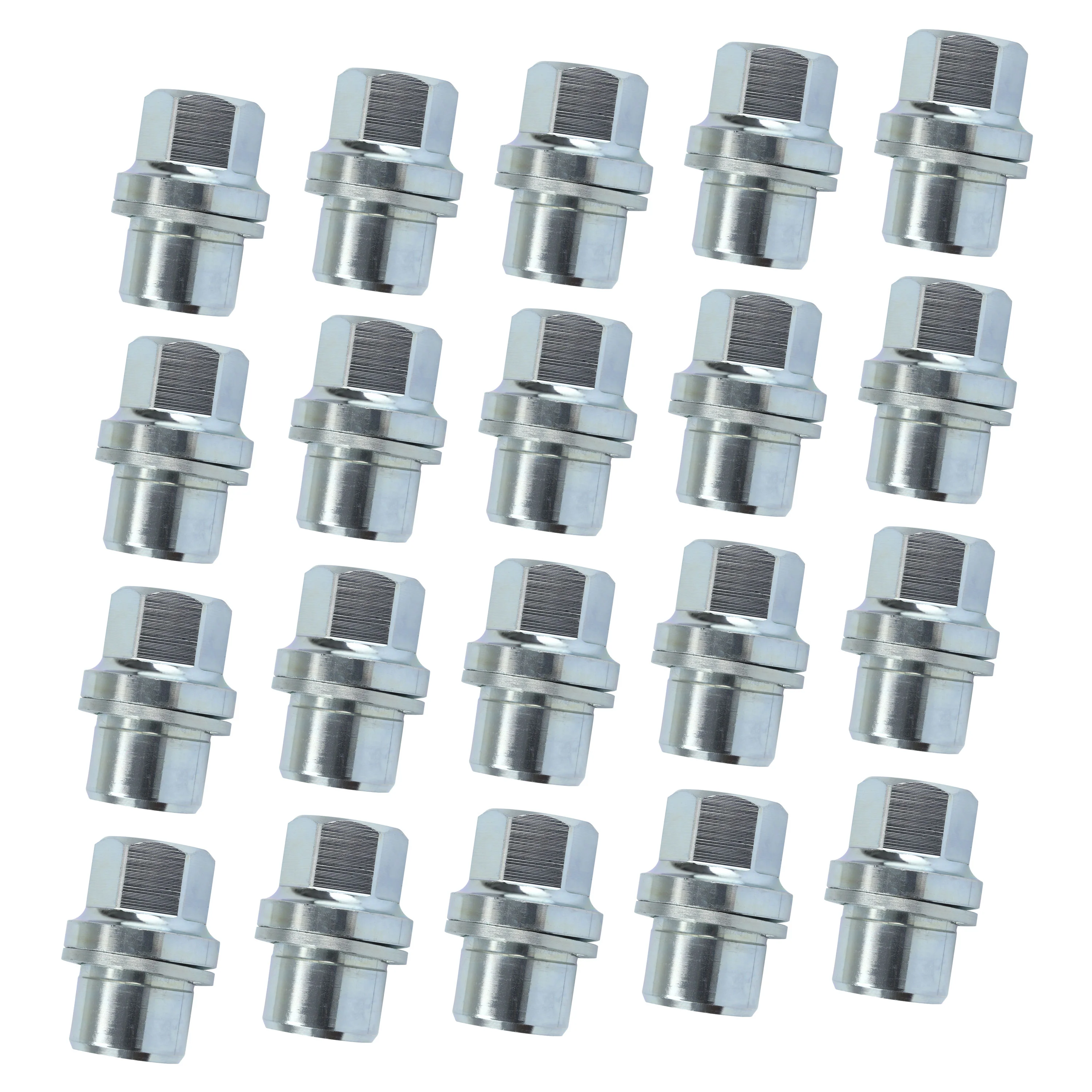 Silver Alloy Wheel Nuts 20pc kit for Land Rover Discovery 1 - Alloy wheel type - Image 2