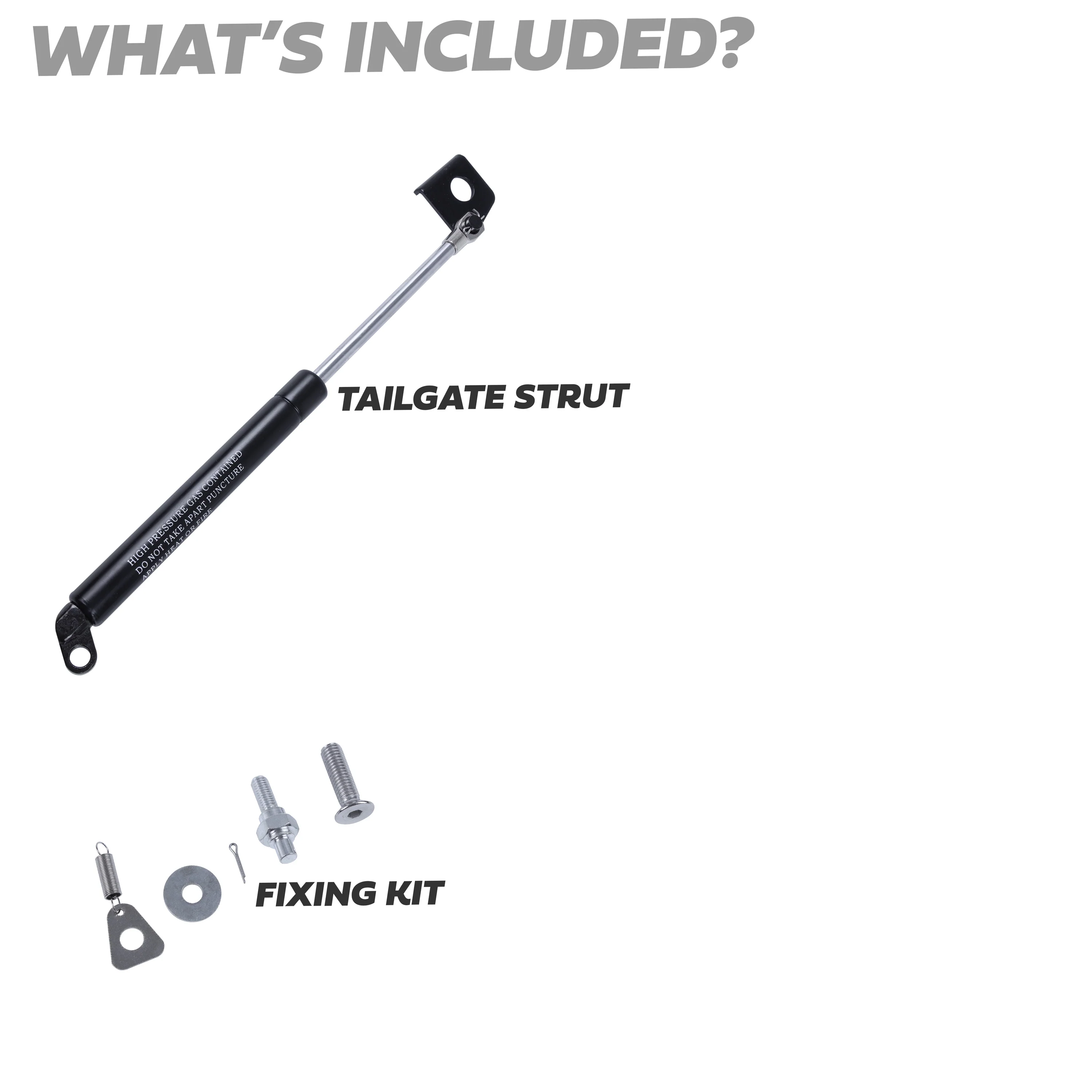 Single Tailgate Gas Strut for Ford Ranger 2012-15 - Image 5