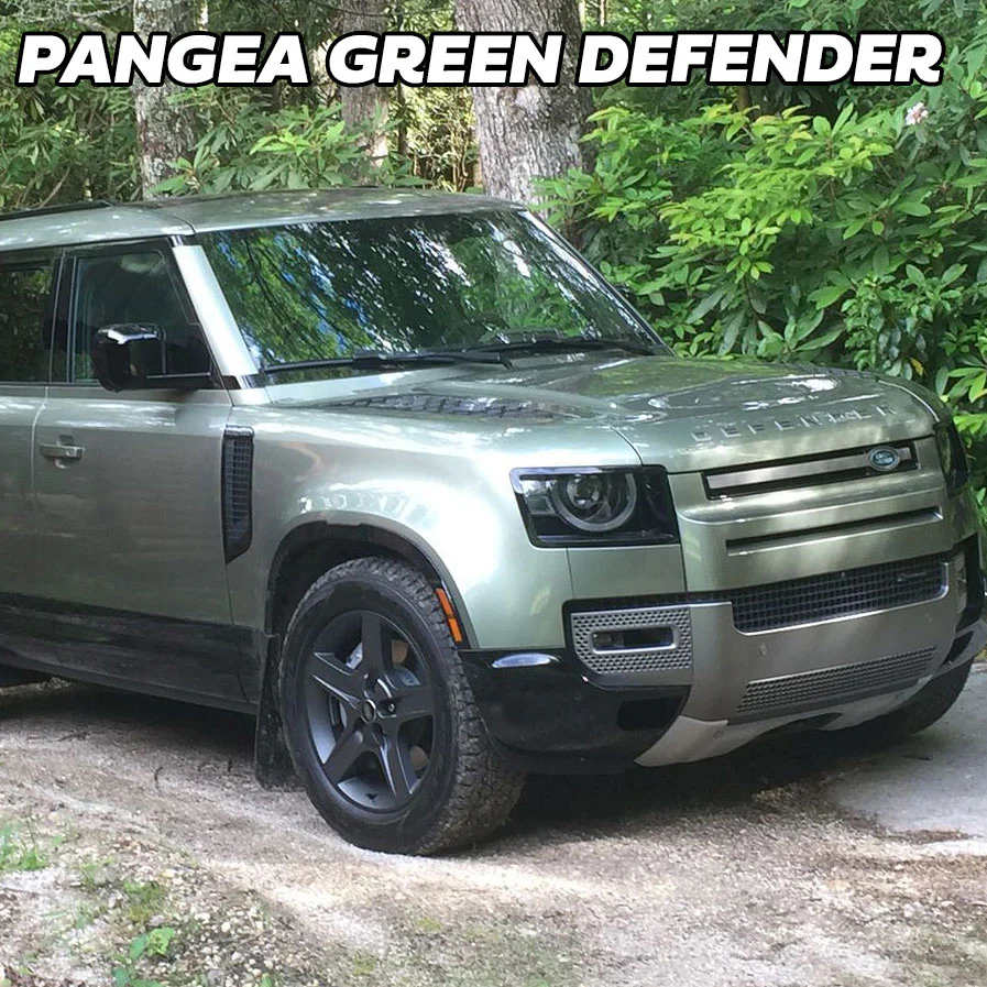 Spare Wheel Delete Cover Set for Land Rover Defender L663 - Pangea Green - Image 4