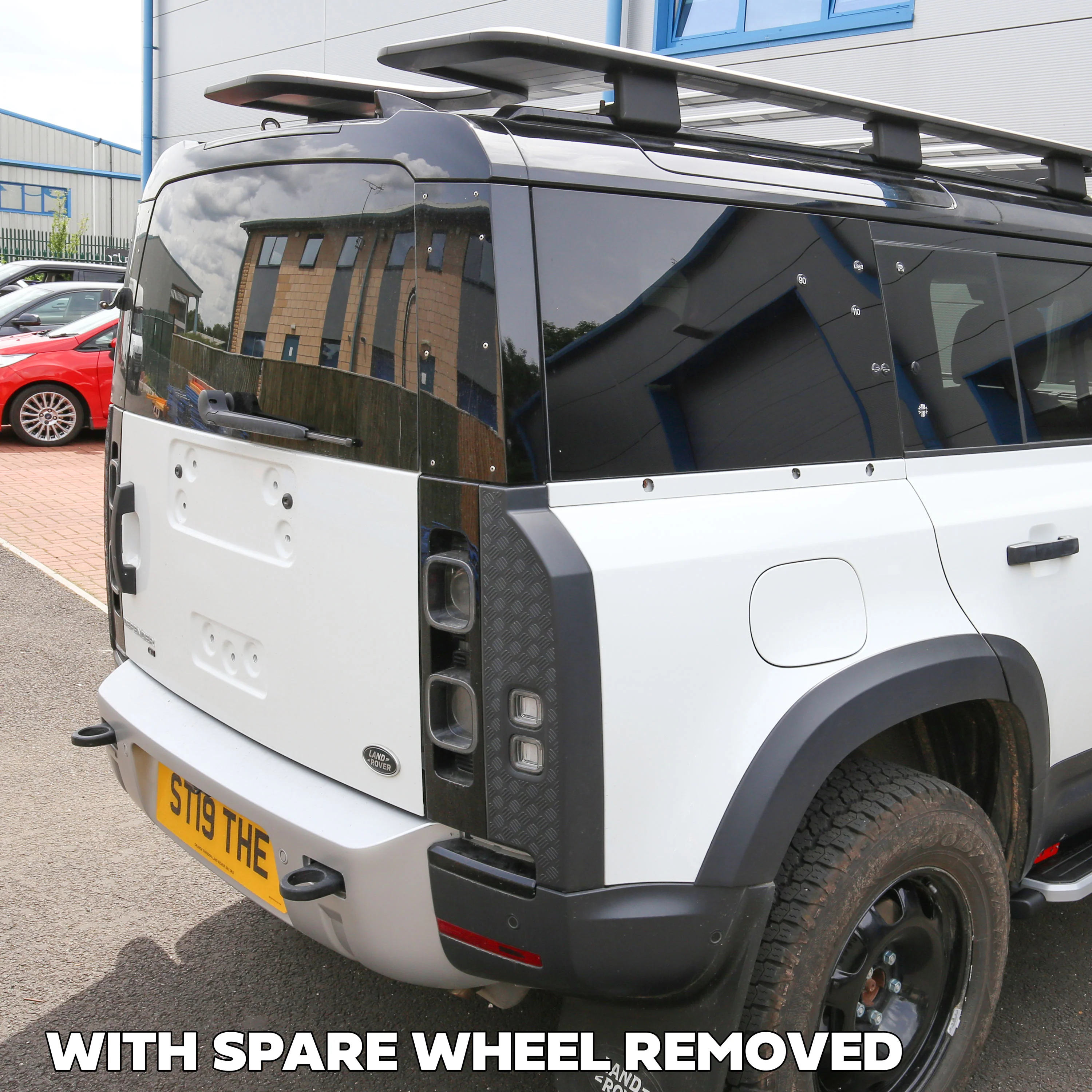 Spare Wheel Delete Cover Set for Land Rover Defender L663 - Pangea Green - Image 6