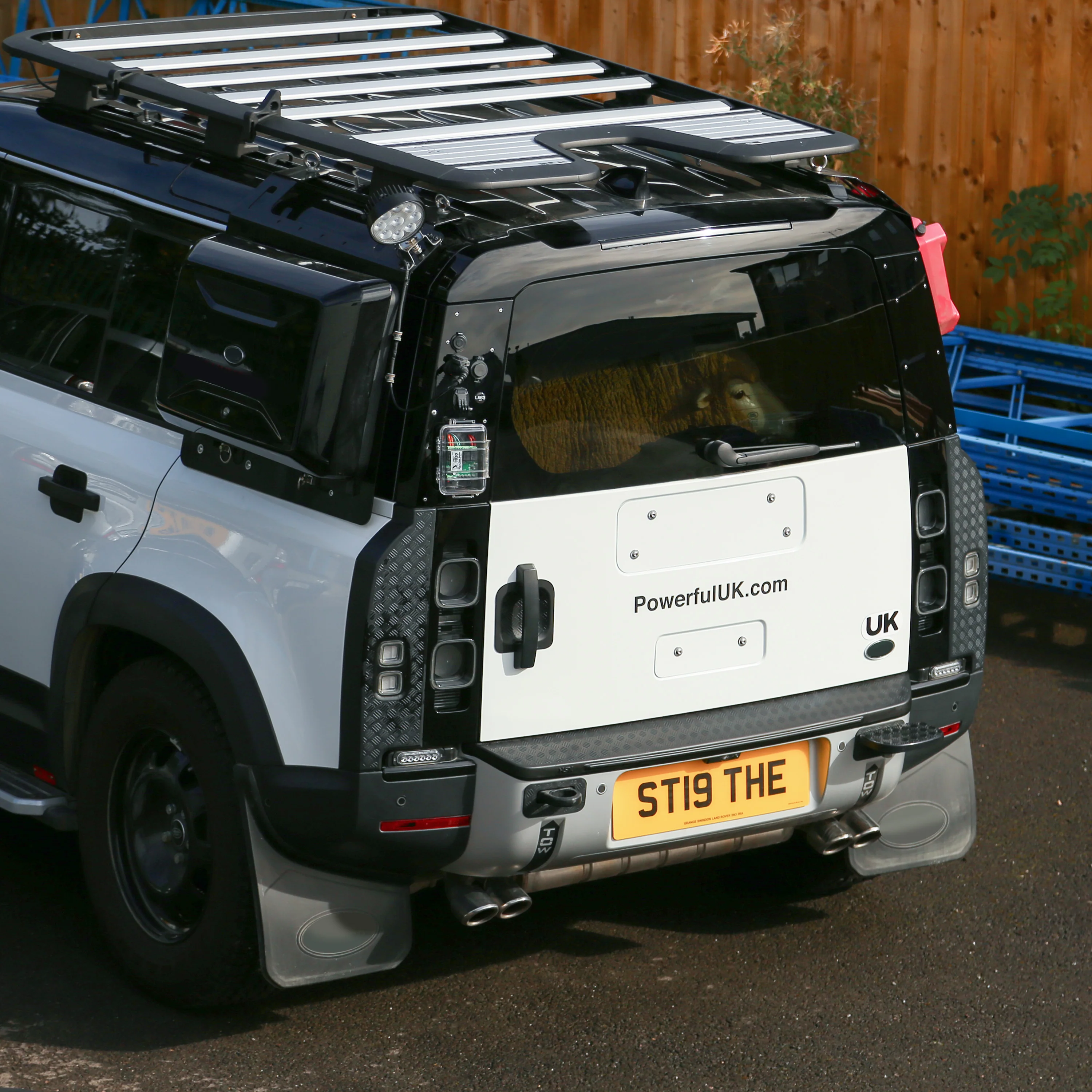 Spare Wheel Delete Kit for Land Rover Defender L663 (Aluminium Panel/Exposed Bolts) - Black - Image 10