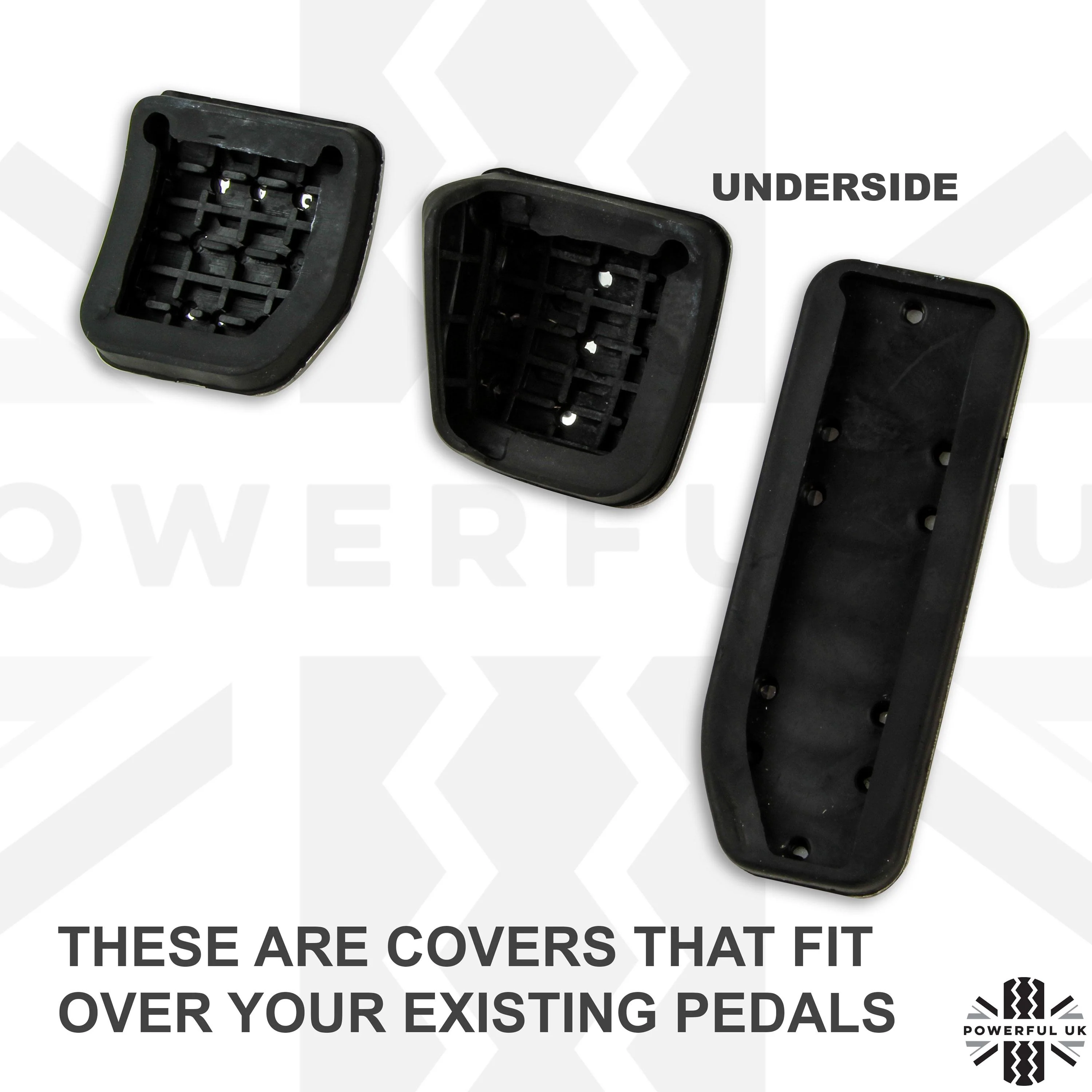 Sport Foot Pedal Covers for Range Rover Evoque - 3pc Manual - Image 4