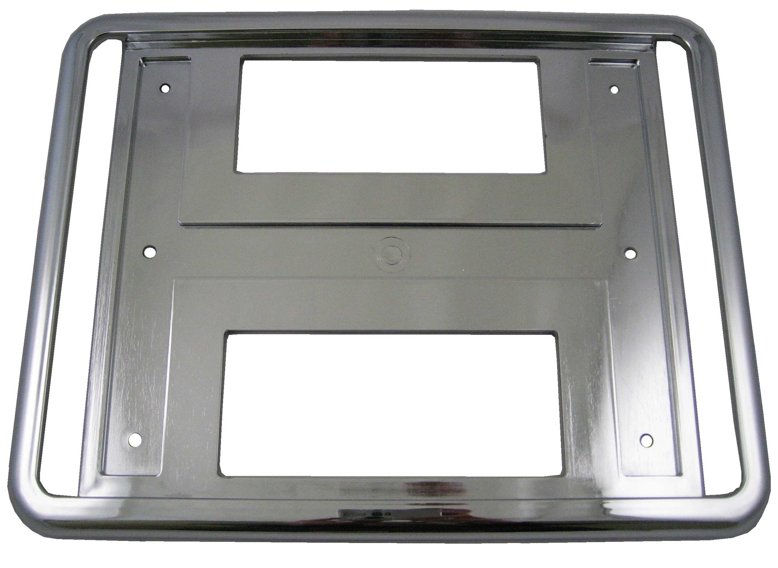 Square Rear Number Plate Surround for Land Rover Discovery 3 / 4 - Chrome - Image 2