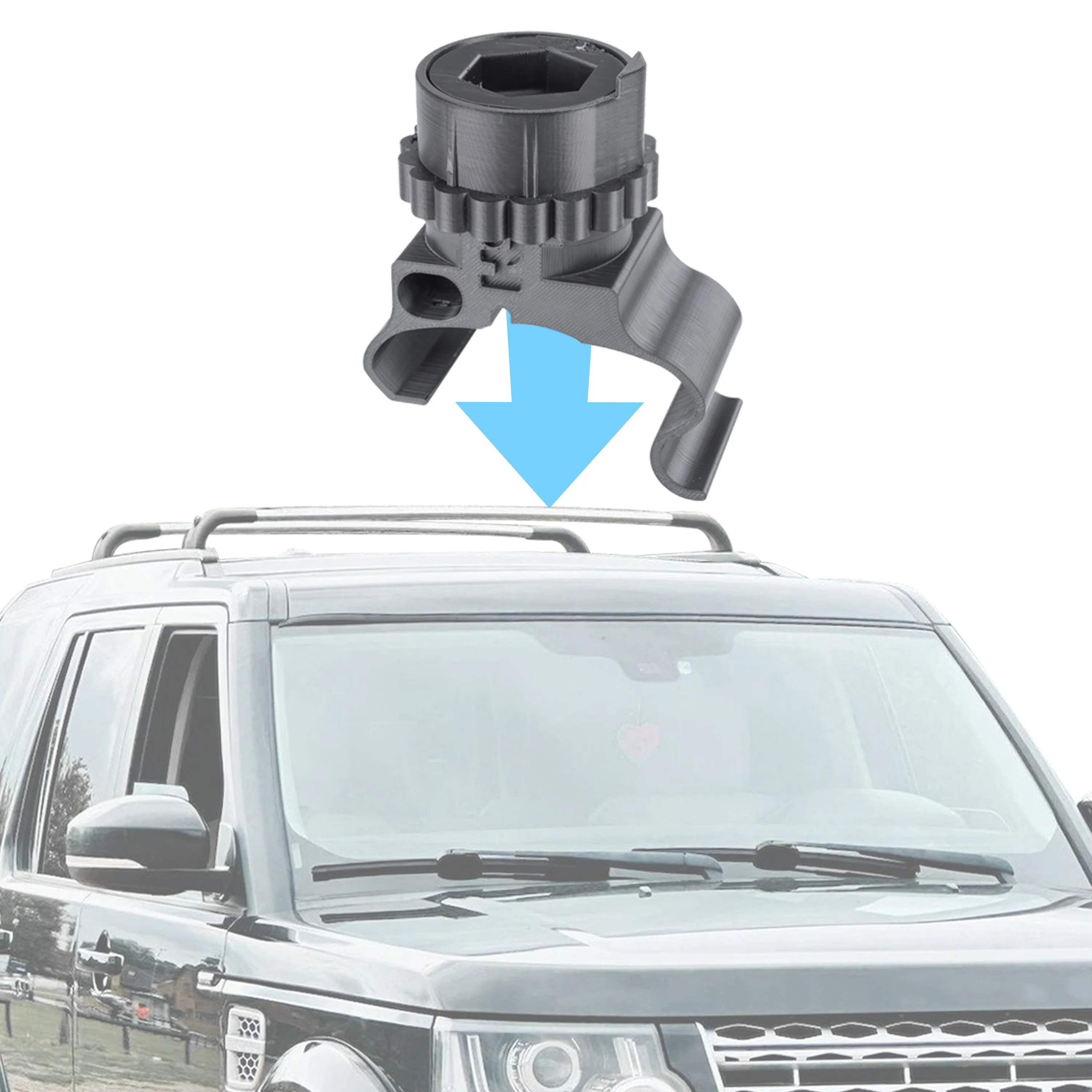 Starlink Mini Mount for Land Rover Discovery 3/4 Cross Bars (for EARLY type Starlink mount)