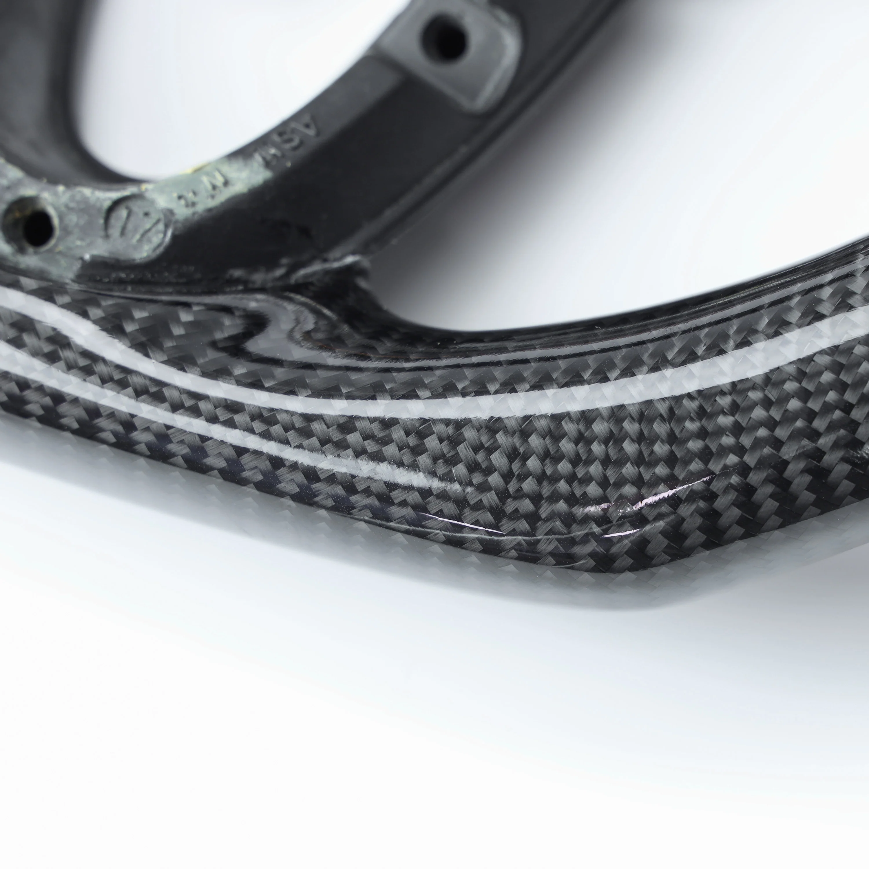 Multi-Function Display Steering Wheel - Carbon Fibre + Sports Grip for BMW Mini F54,F55,F56 - Image 5
