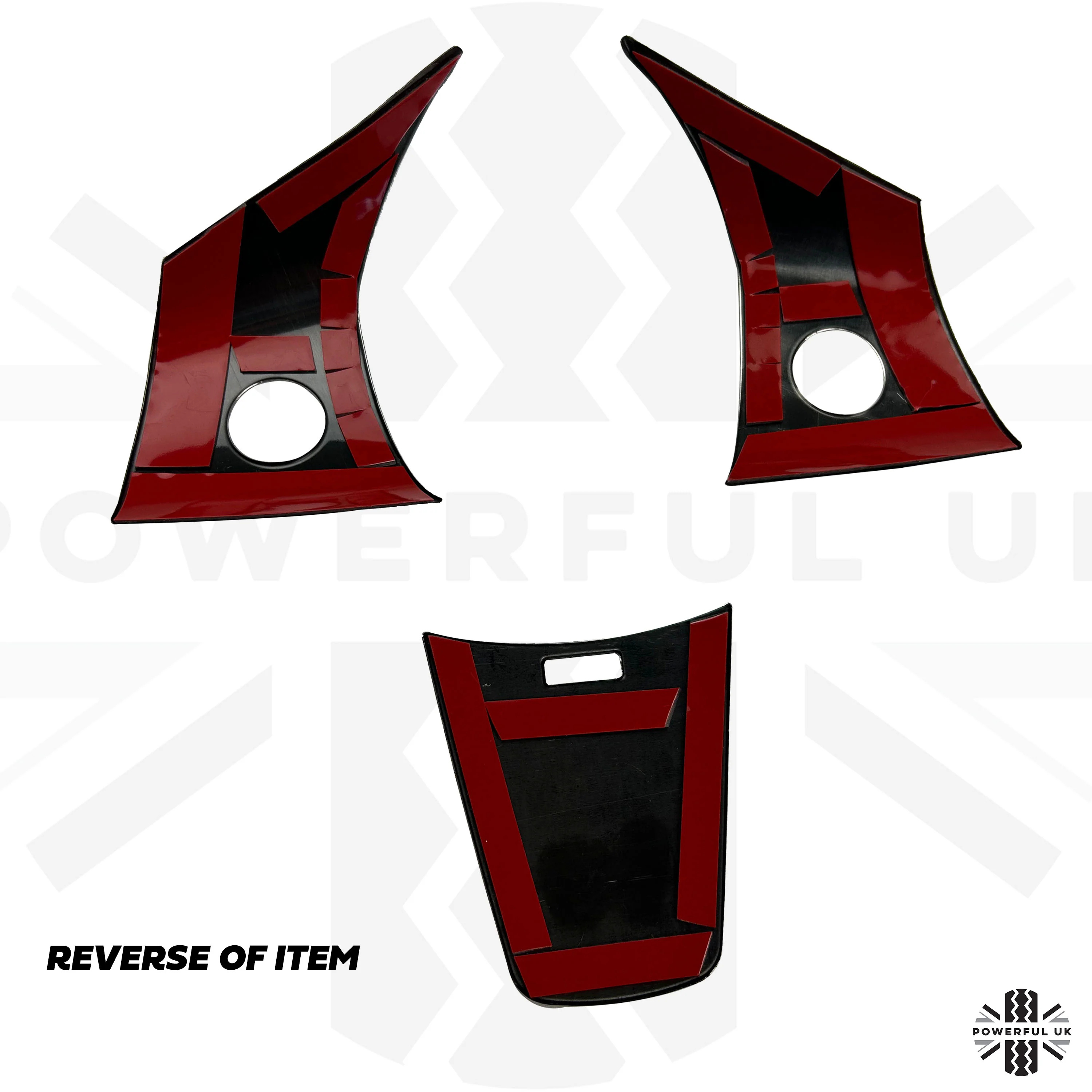 Steering Wheel Column Cover Trims for Tesla Model 3 - Brushed Black - Image 4