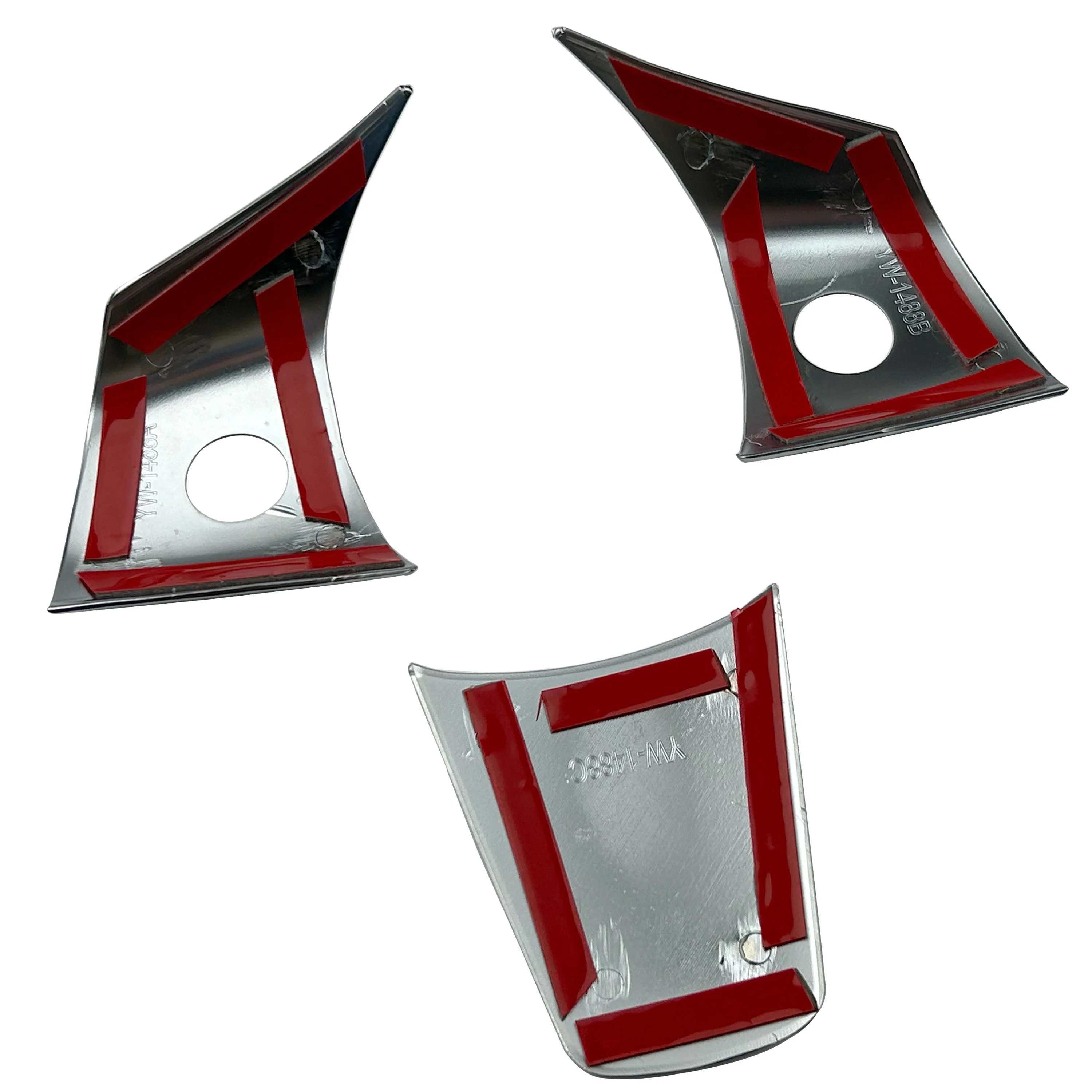Steering Wheel Column Cover Trims for Tesla Model 3 - Chrome - Image 4