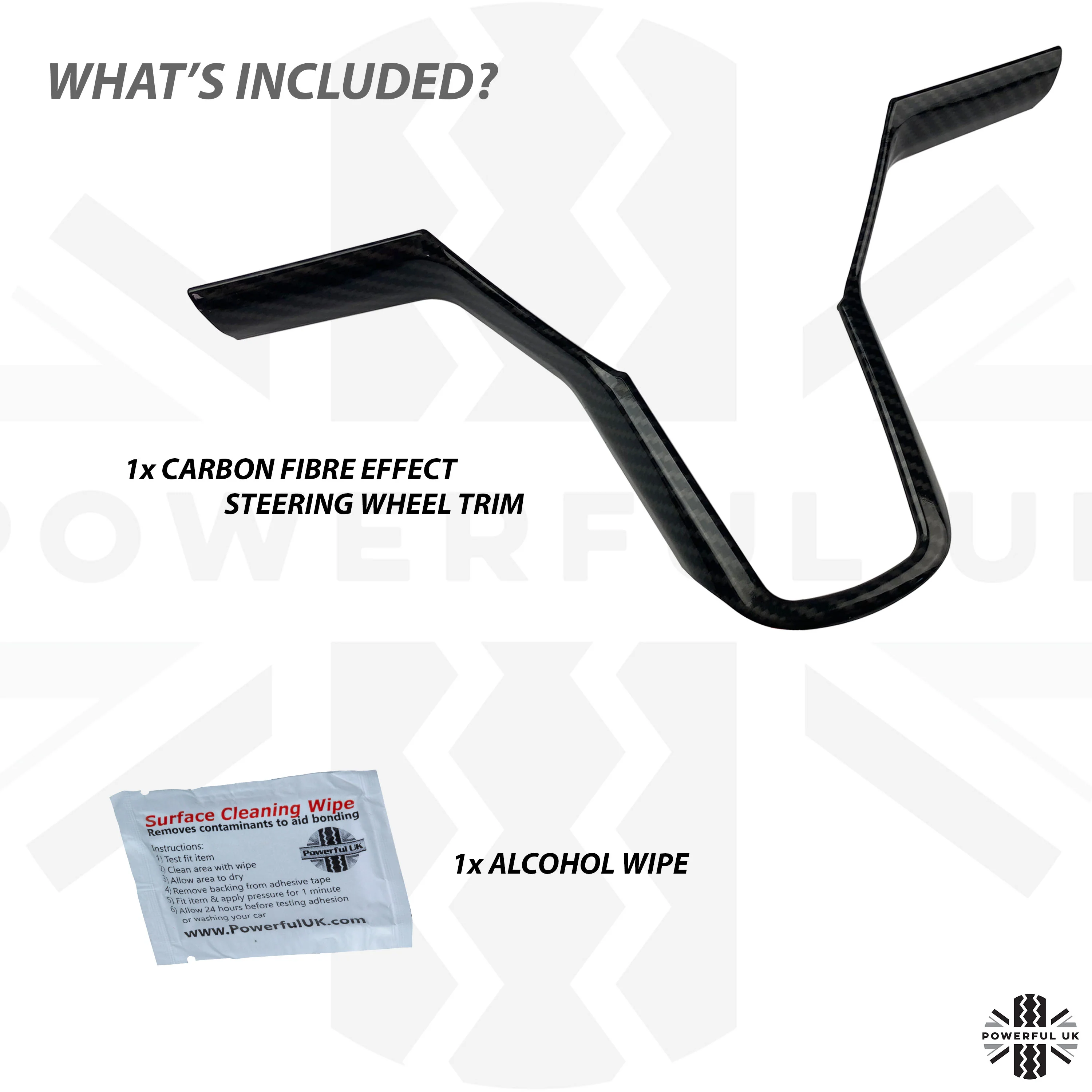 Steering Wheel Cover Trim in Carbon Fibre for Tesla Model 3 2017-20 - Image 3
