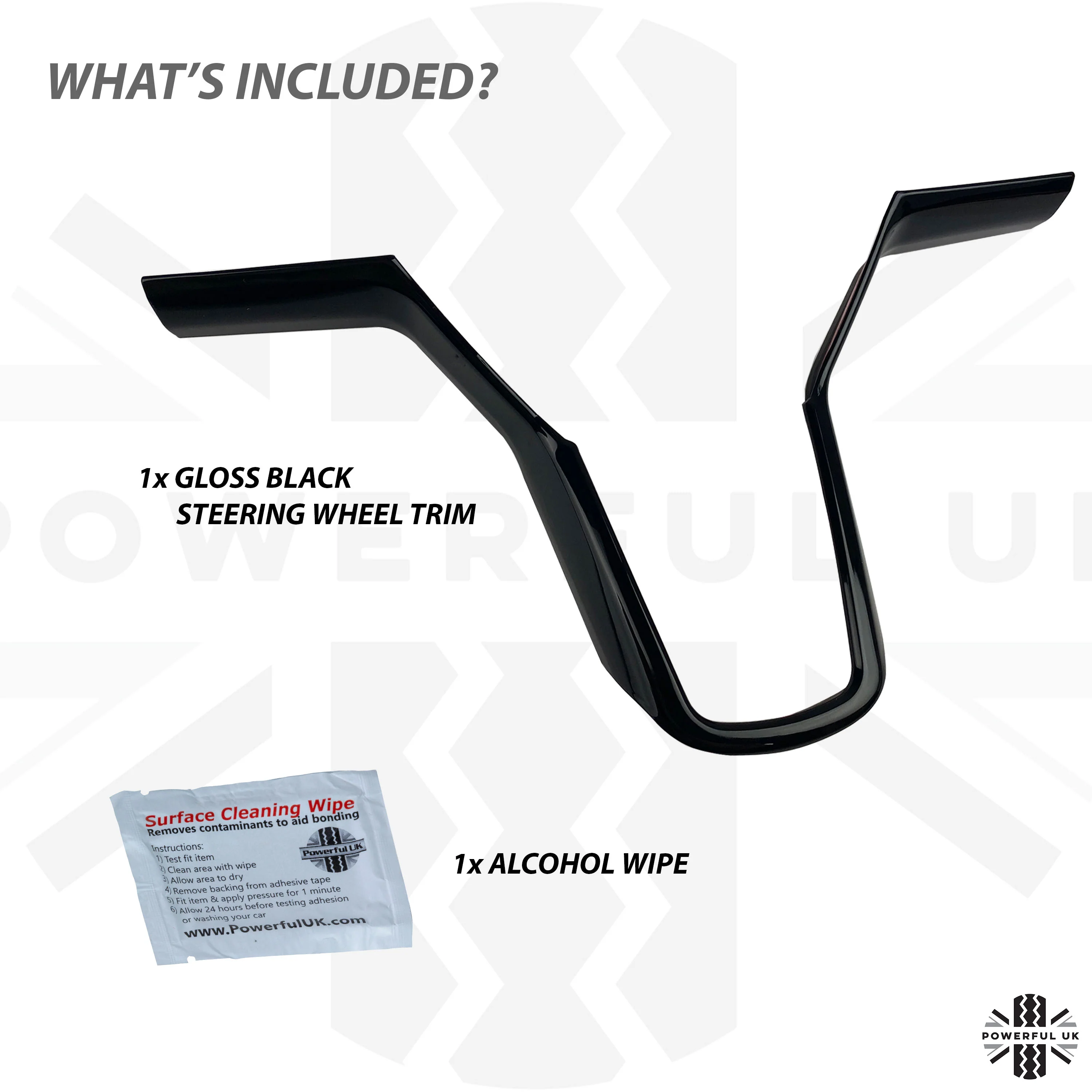 Steering Wheel Cover Trim in Gloss Black for Tesla Model 3 2017-20 - Image 4