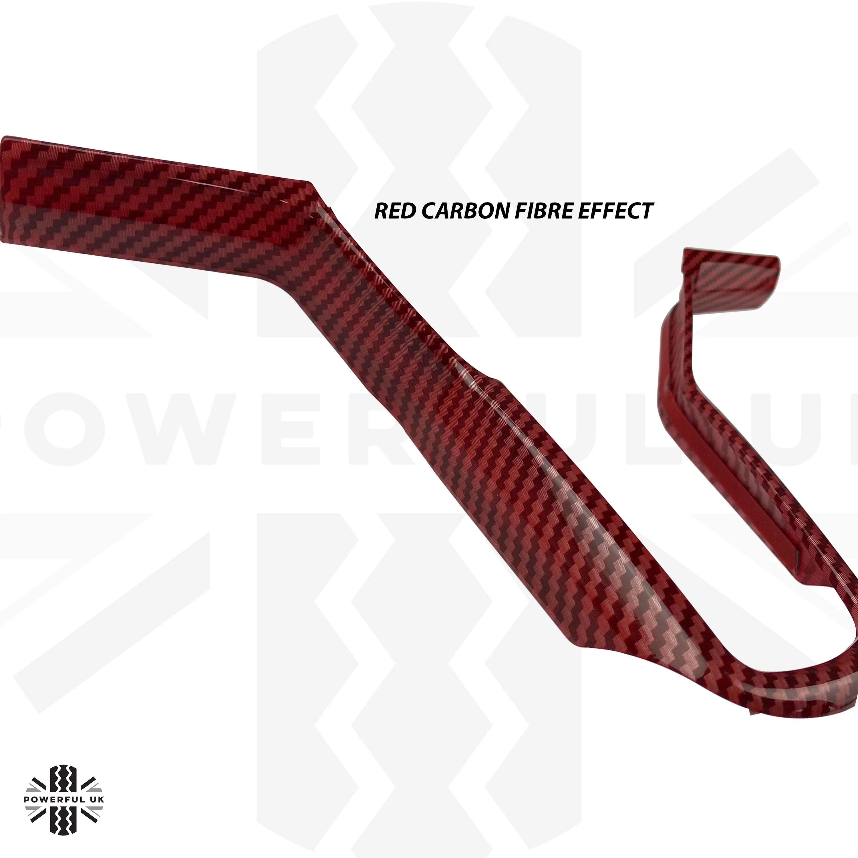 Steering Wheel Cover Trim in Red Carbon Fibre for Tesla Model 3 2017-20 - Image 6
