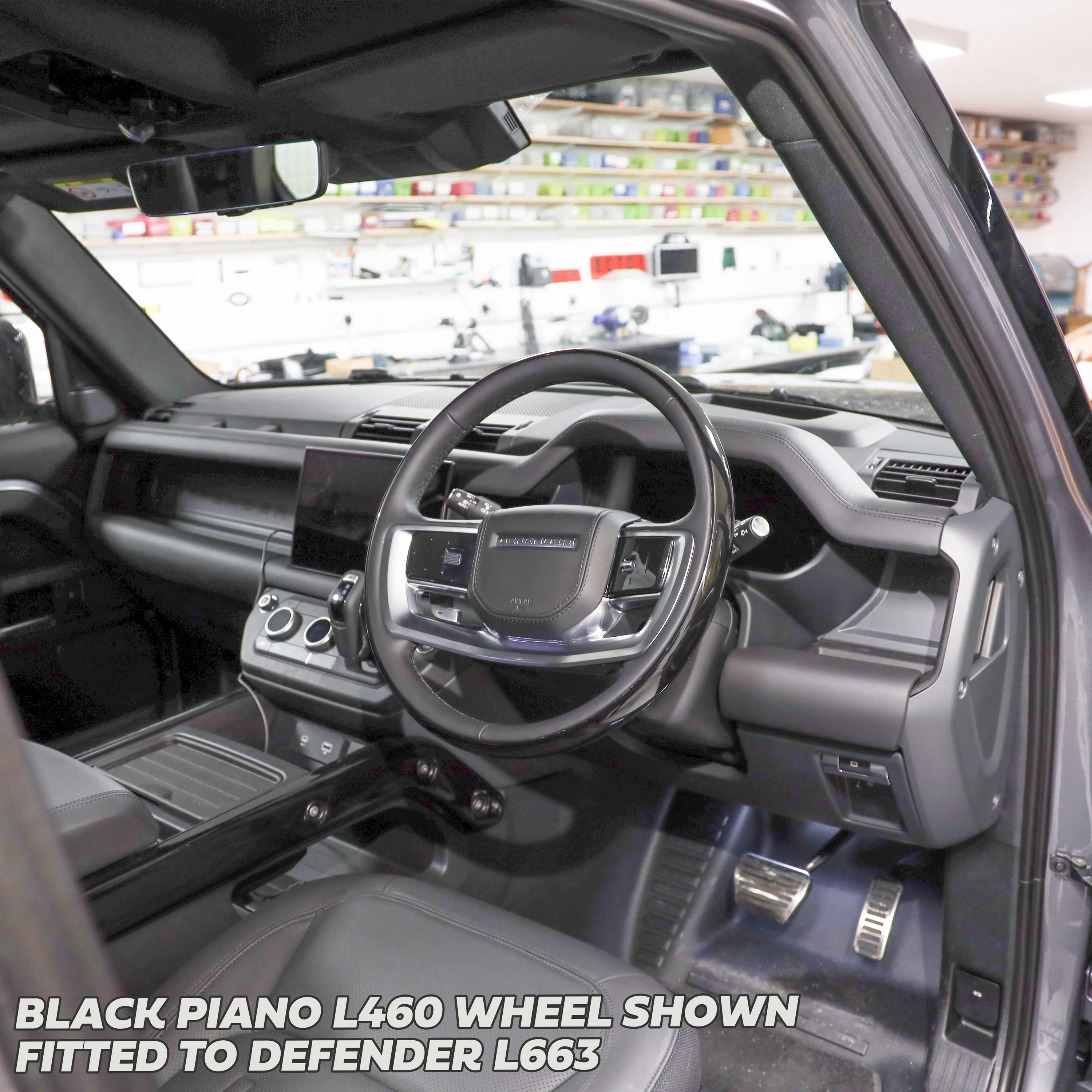 Steering Wheel - HEATED - All Leather for Land Rover Defender L663 - Image 4