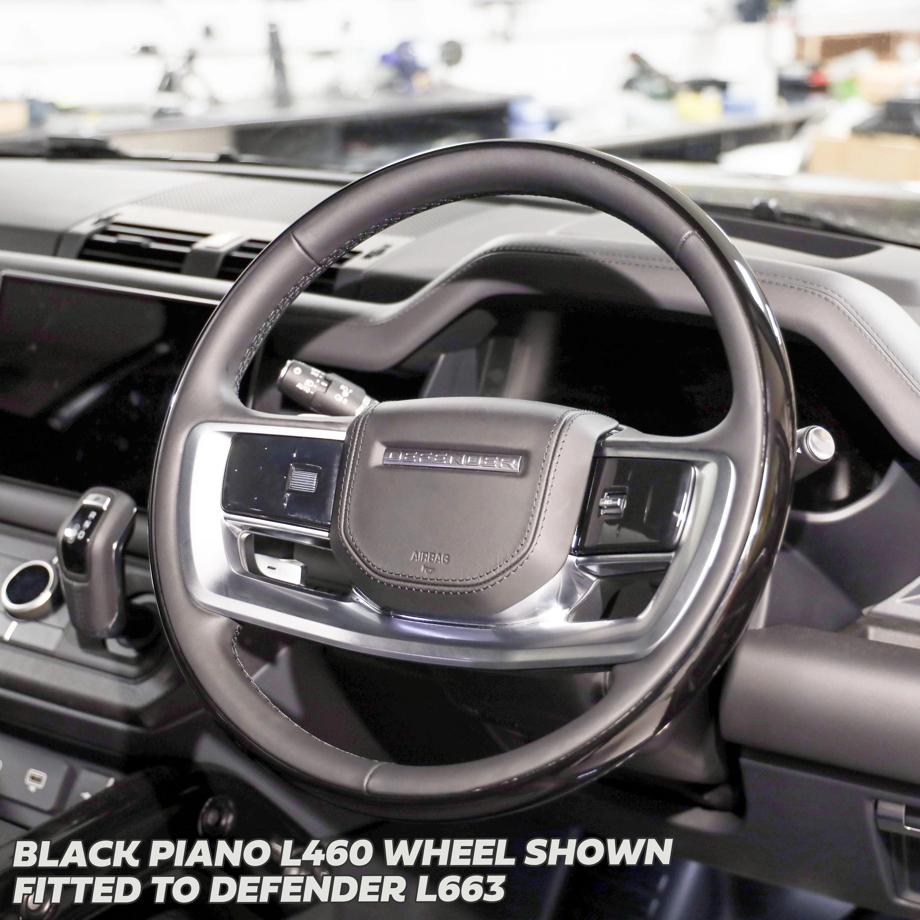 Steering Wheel - HEATED - All Leather for Land Rover Defender L663 - Image 7