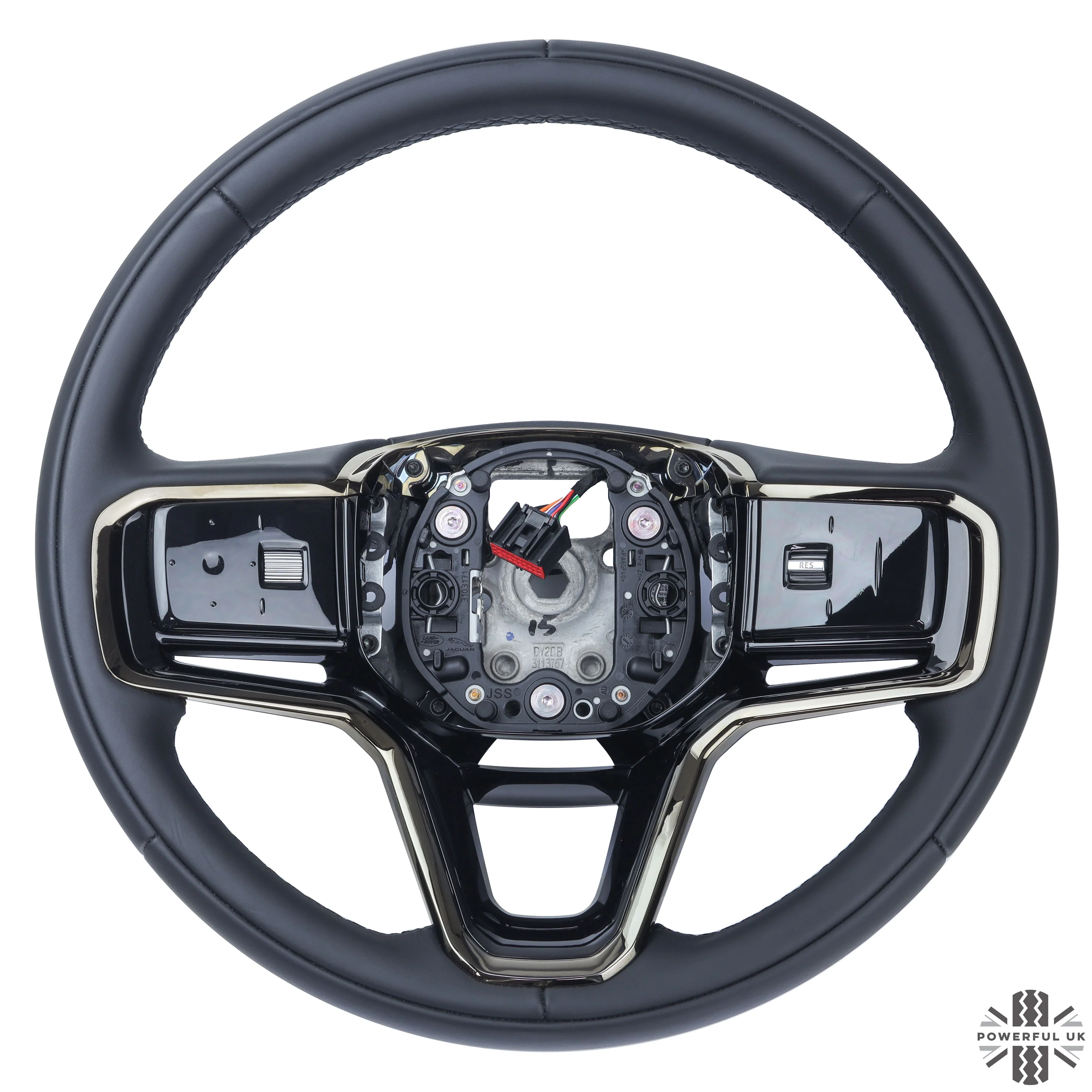 Steering Wheel - Heated - Ebony Leather + Moonlight Bezel for Range Rover Sport L461 - Image 3