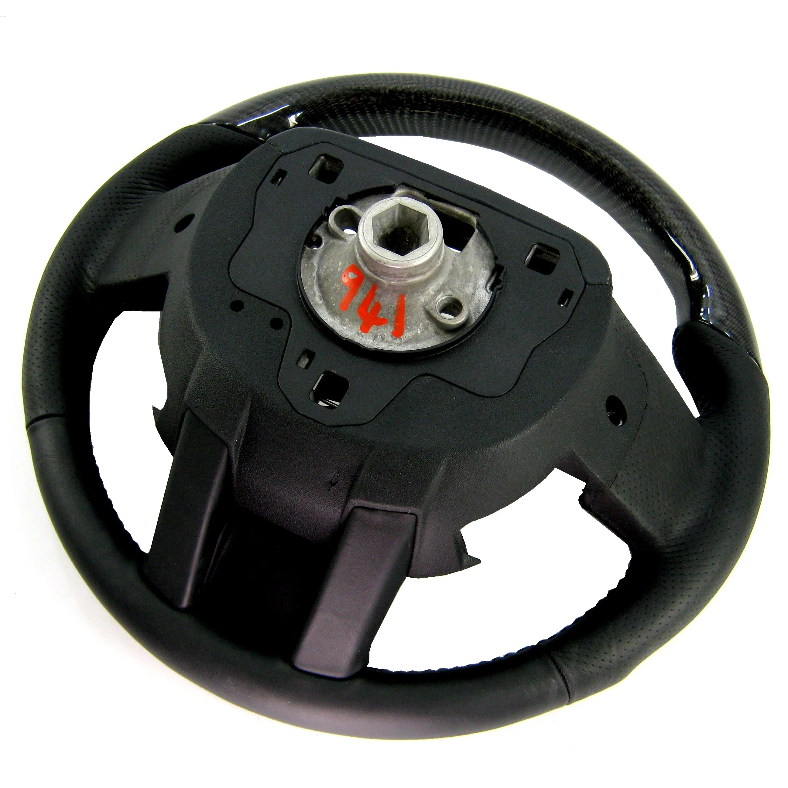 Steering Wheel Heated / Sport Grip for Range Rover Evoque - Carbon Fibre - Image 4
